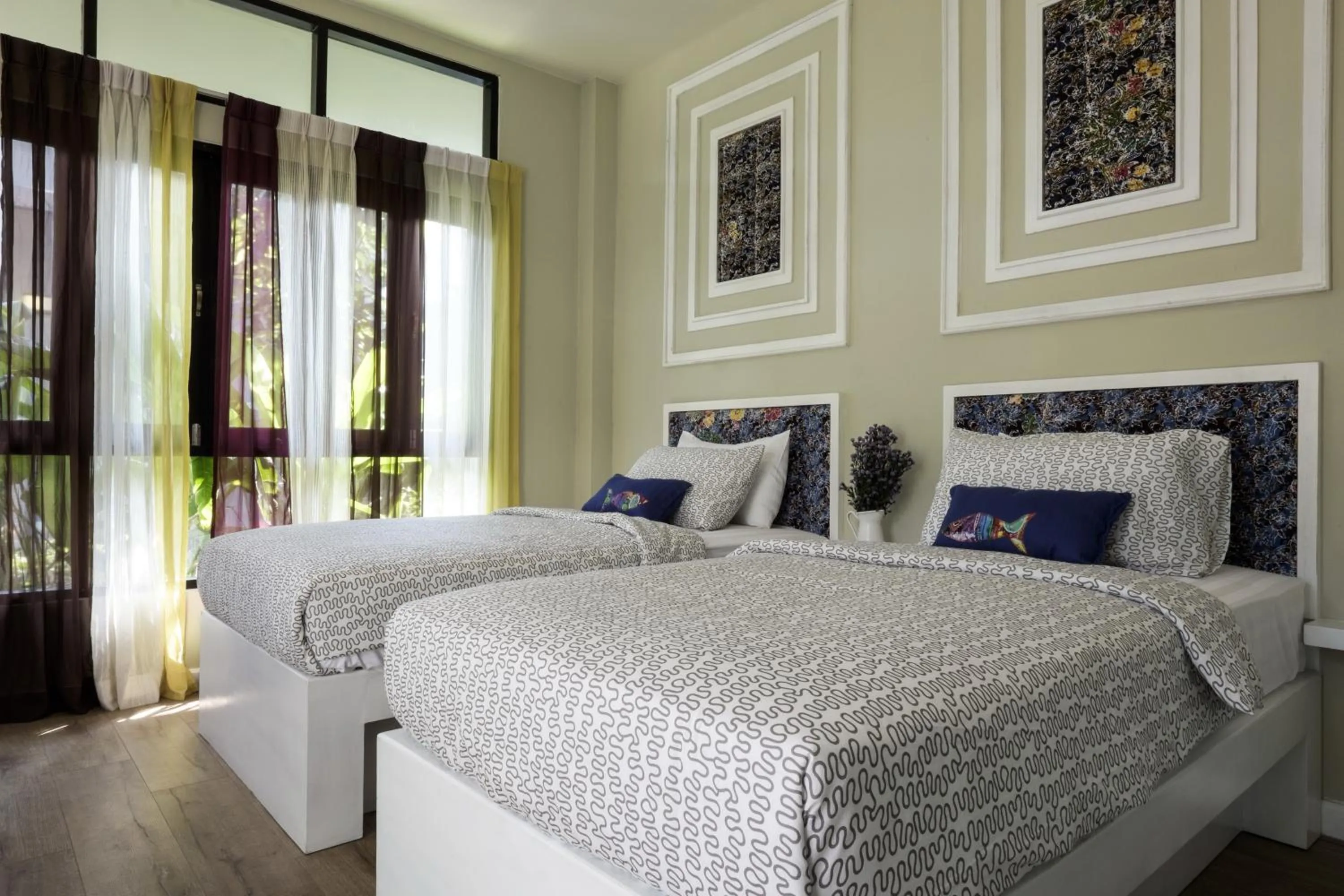 Decorative detail, Bed in Amphawa Caza Platuu