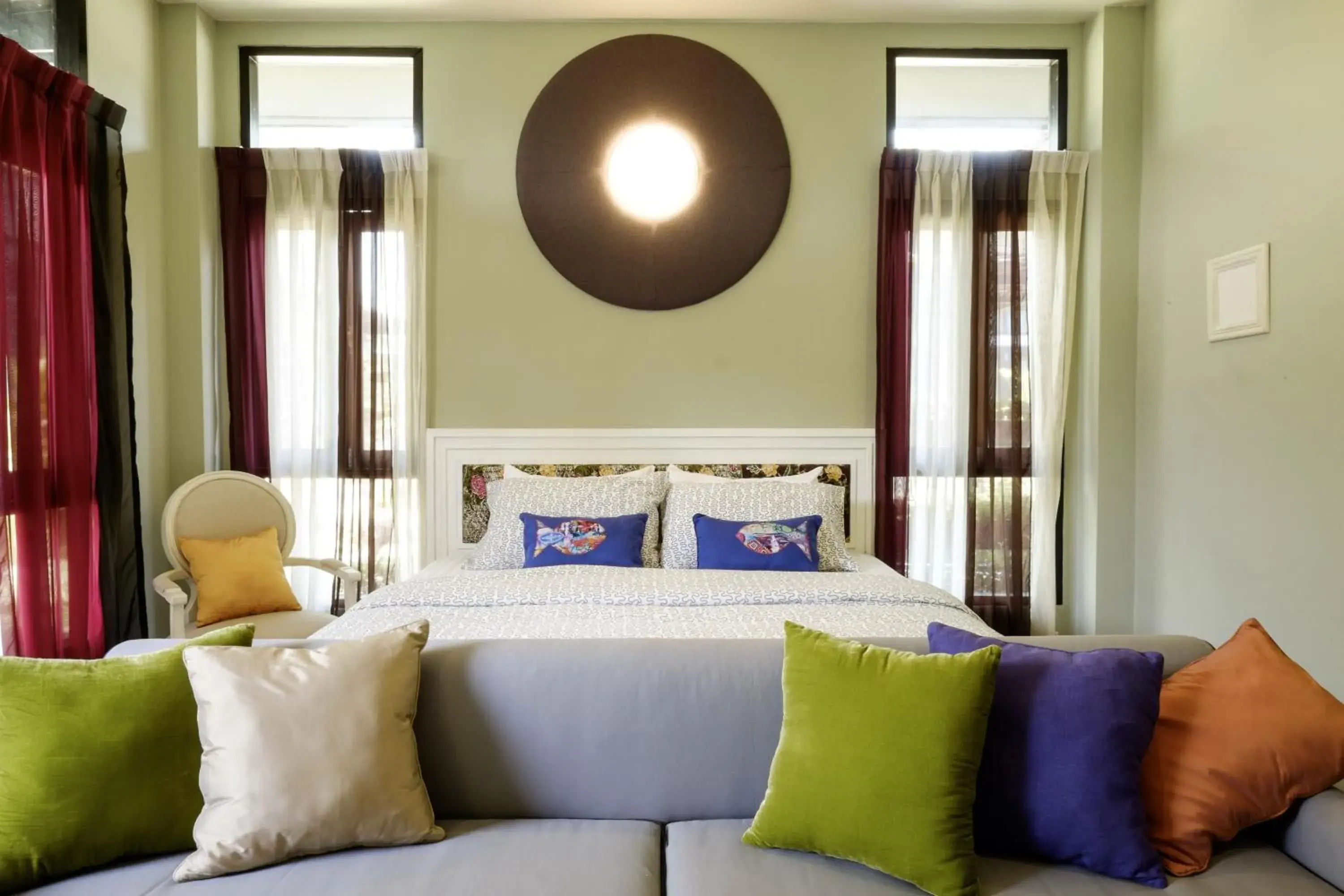 Decorative detail, Bed in Amphawa Caza Platuu Decorative detail, Bed in Amphawa Caza Platuu