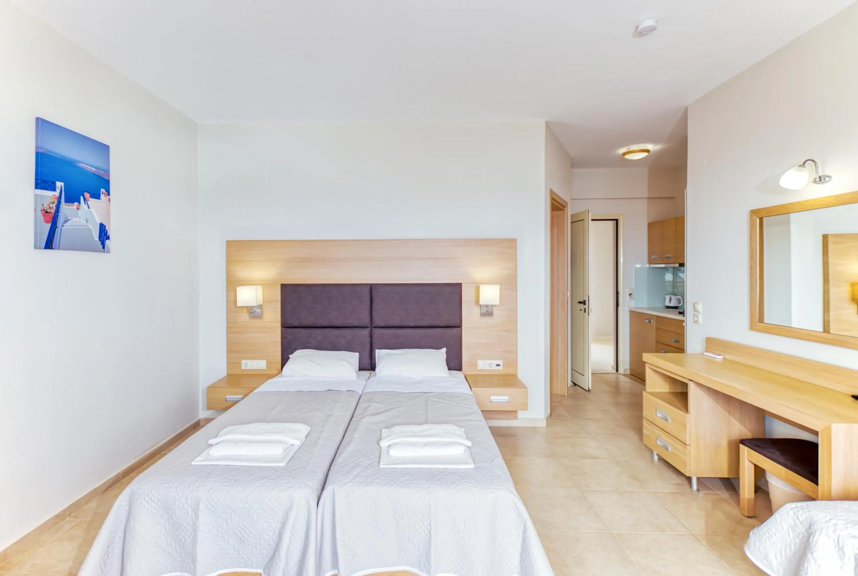 Bed in Pleasure Beach Hotel