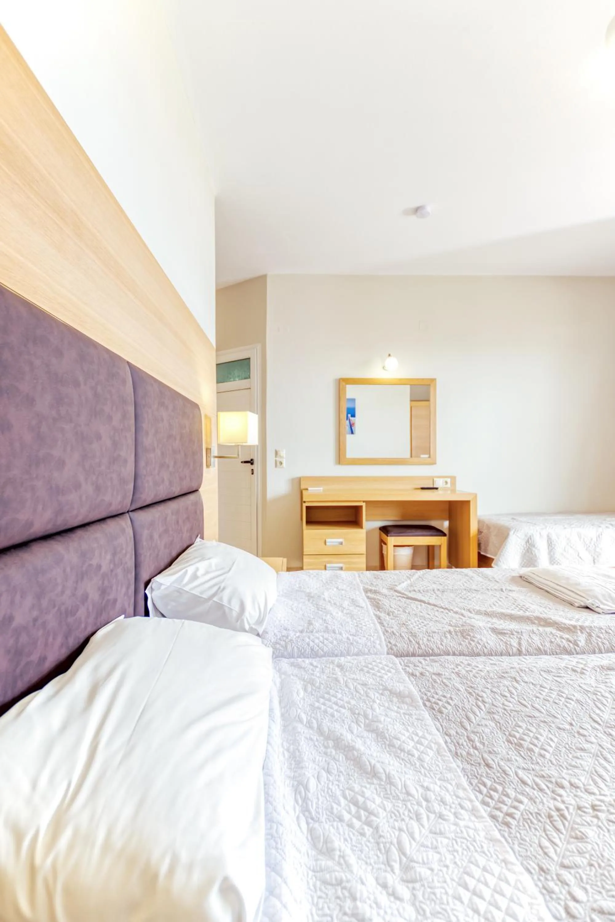 Bed in Pleasure Beach Hotel