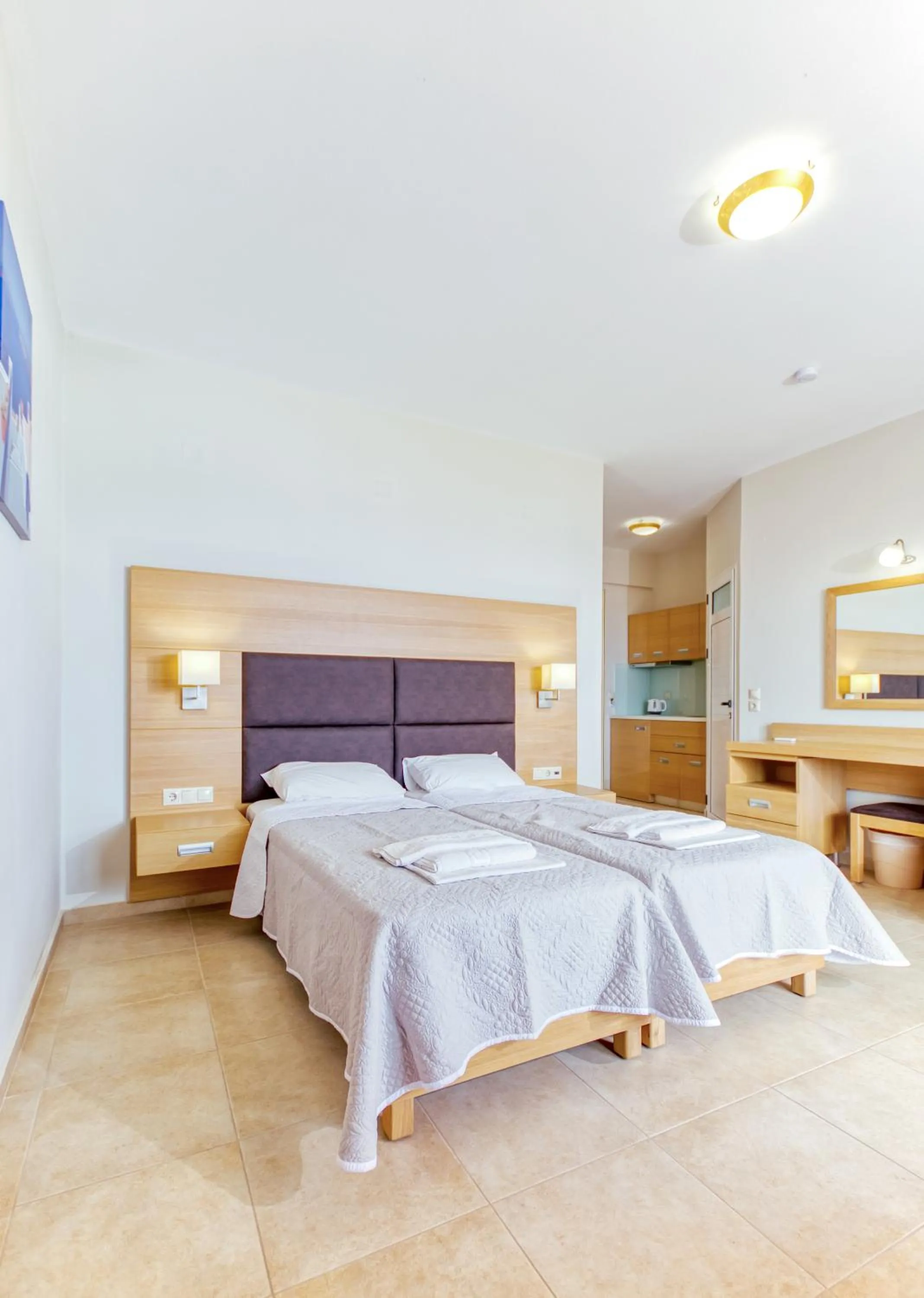 Bed in Pleasure Beach Hotel