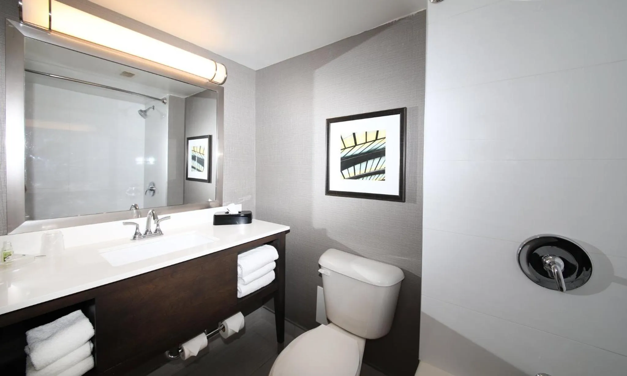Bathroom in Holiday Inn Hotel Peterborough Waterfront by IHG