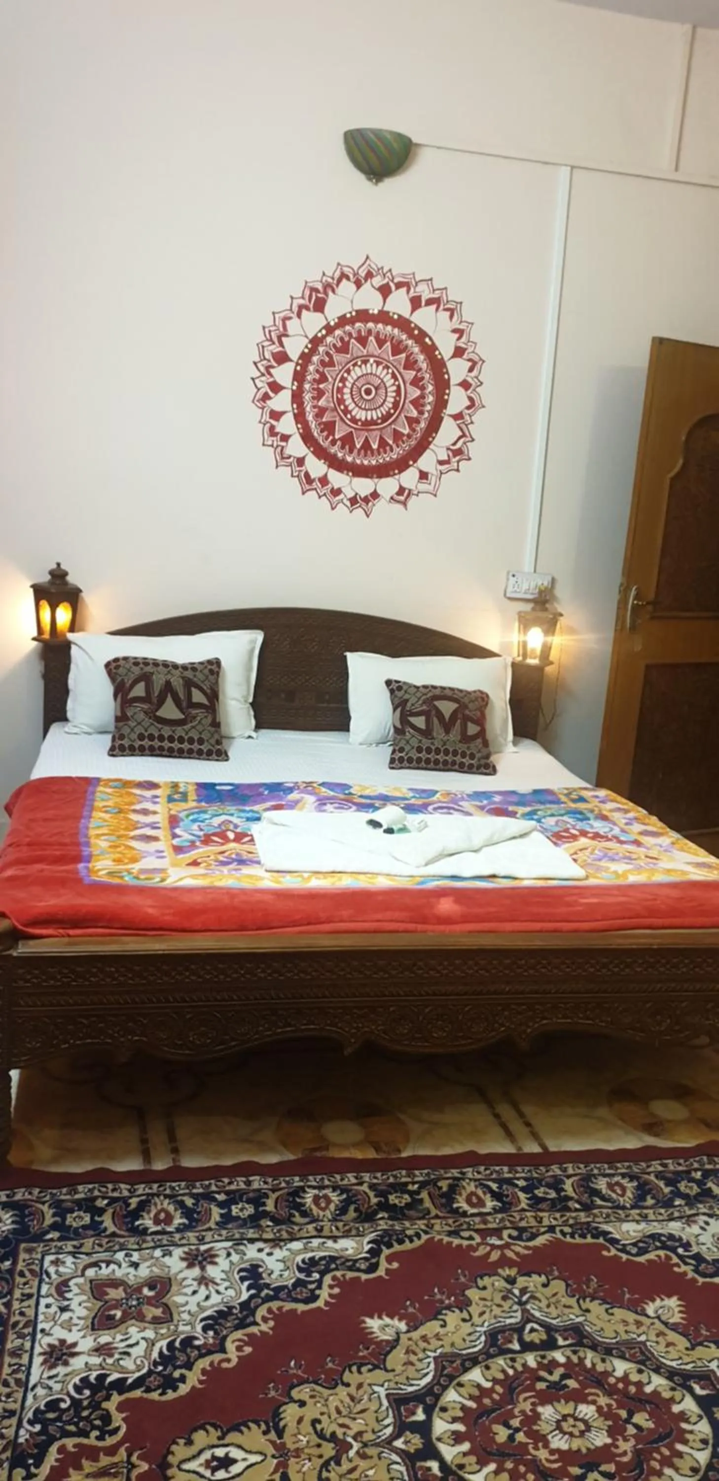 Bed in Hotel Siddhartha