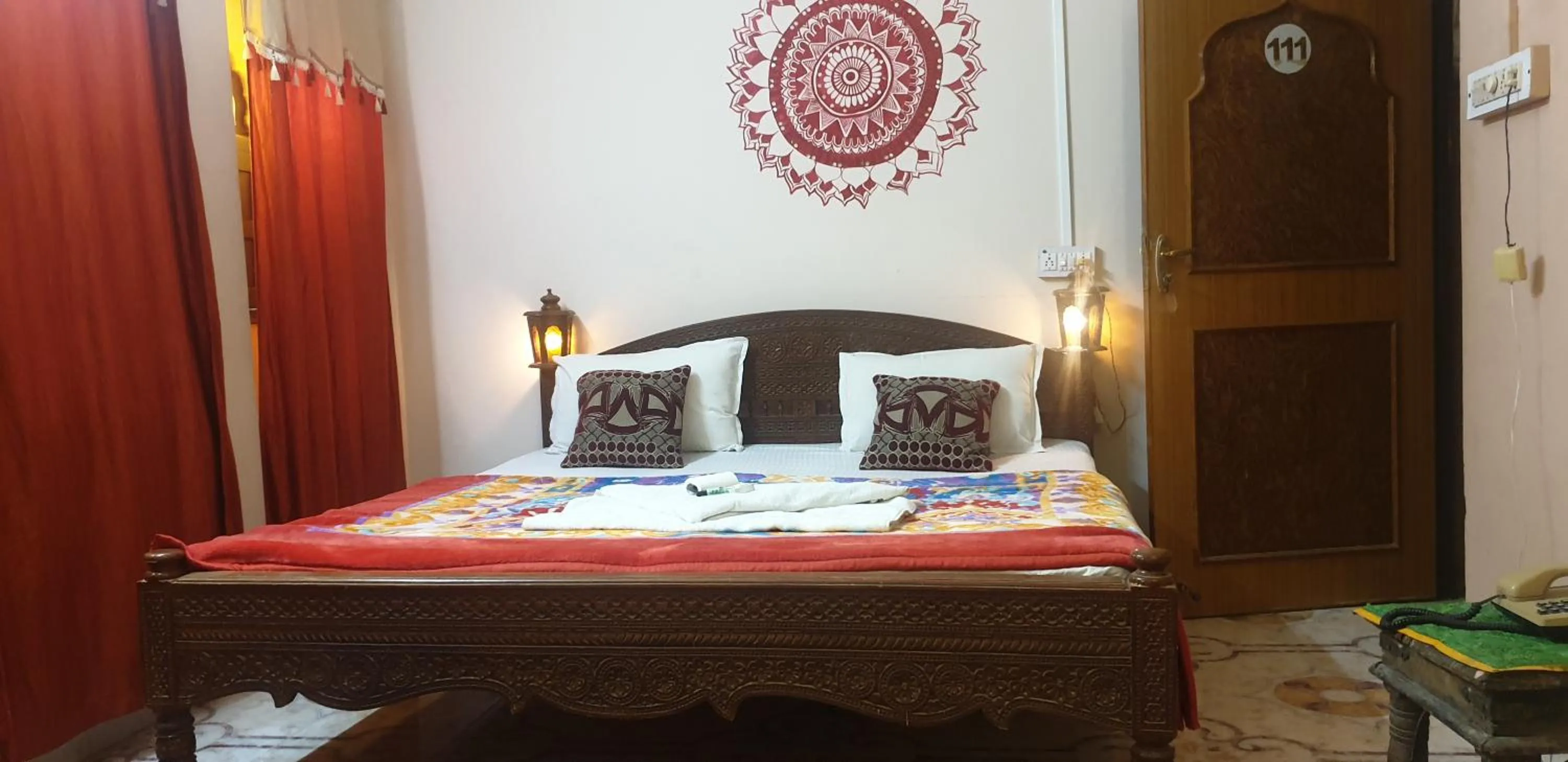 Bed in Hotel Siddhartha