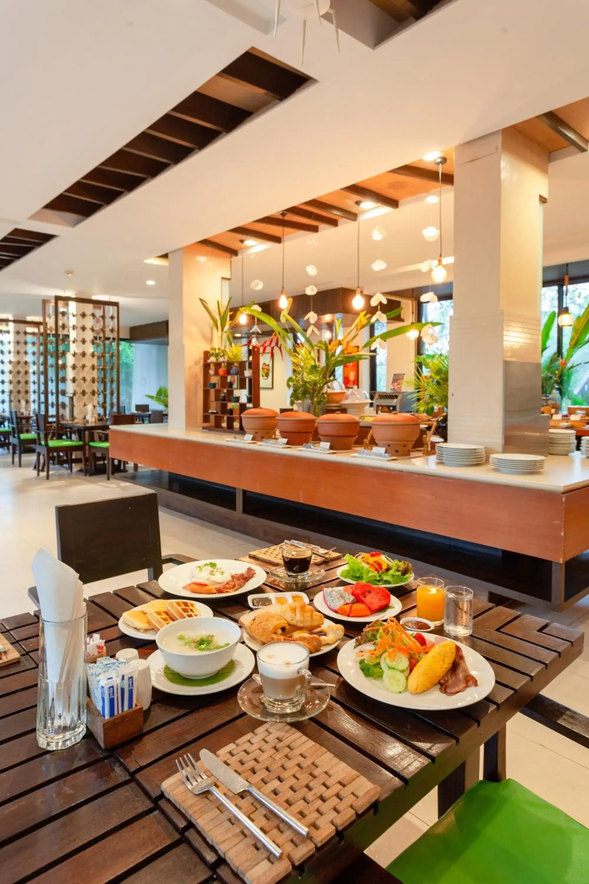 Breakfast in New Star Beach Resort Breakfast in New Star Beach Resort