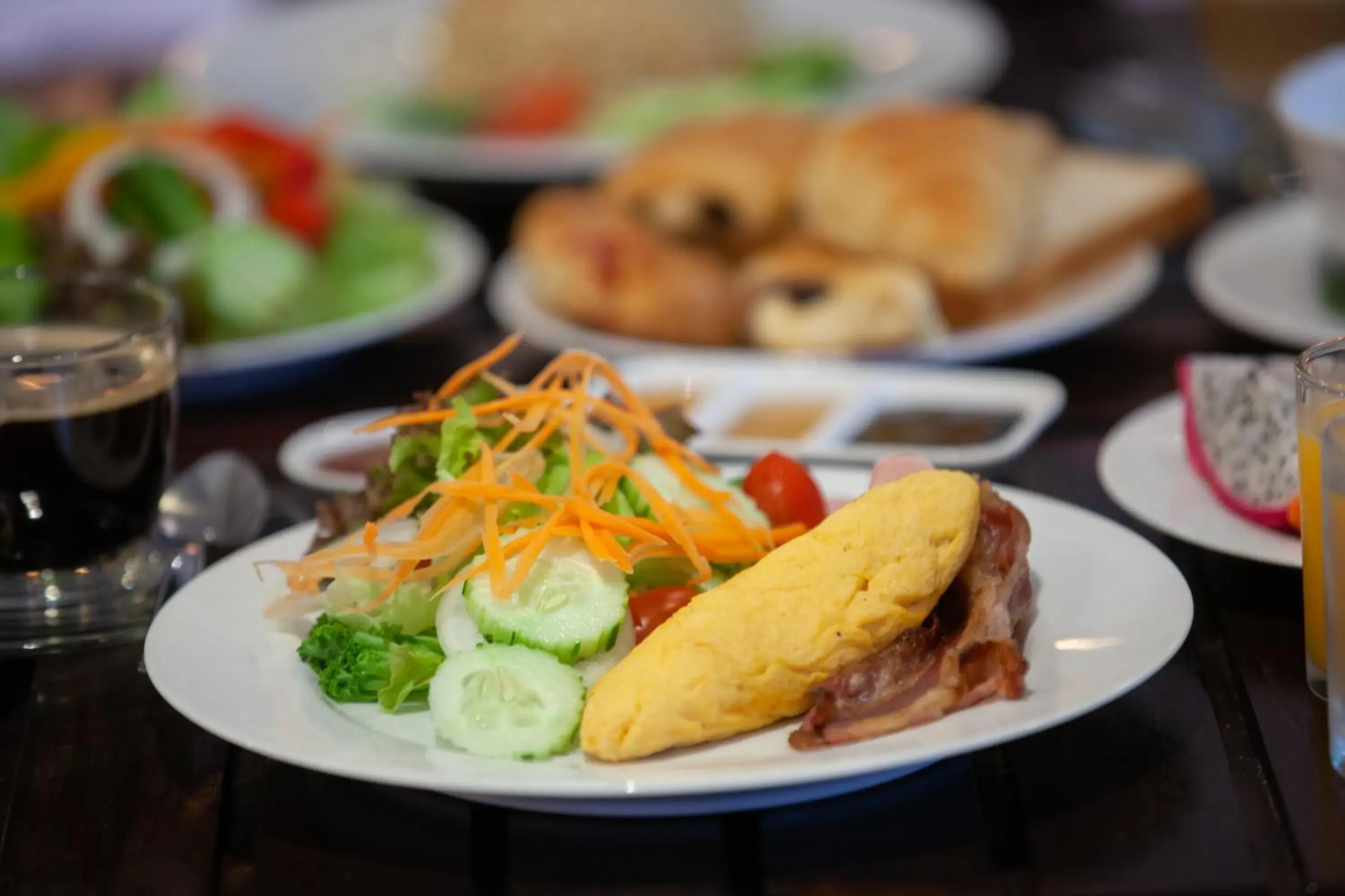 Food close-up in New Star Beach Resort Food close-up in New Star Beach Resort