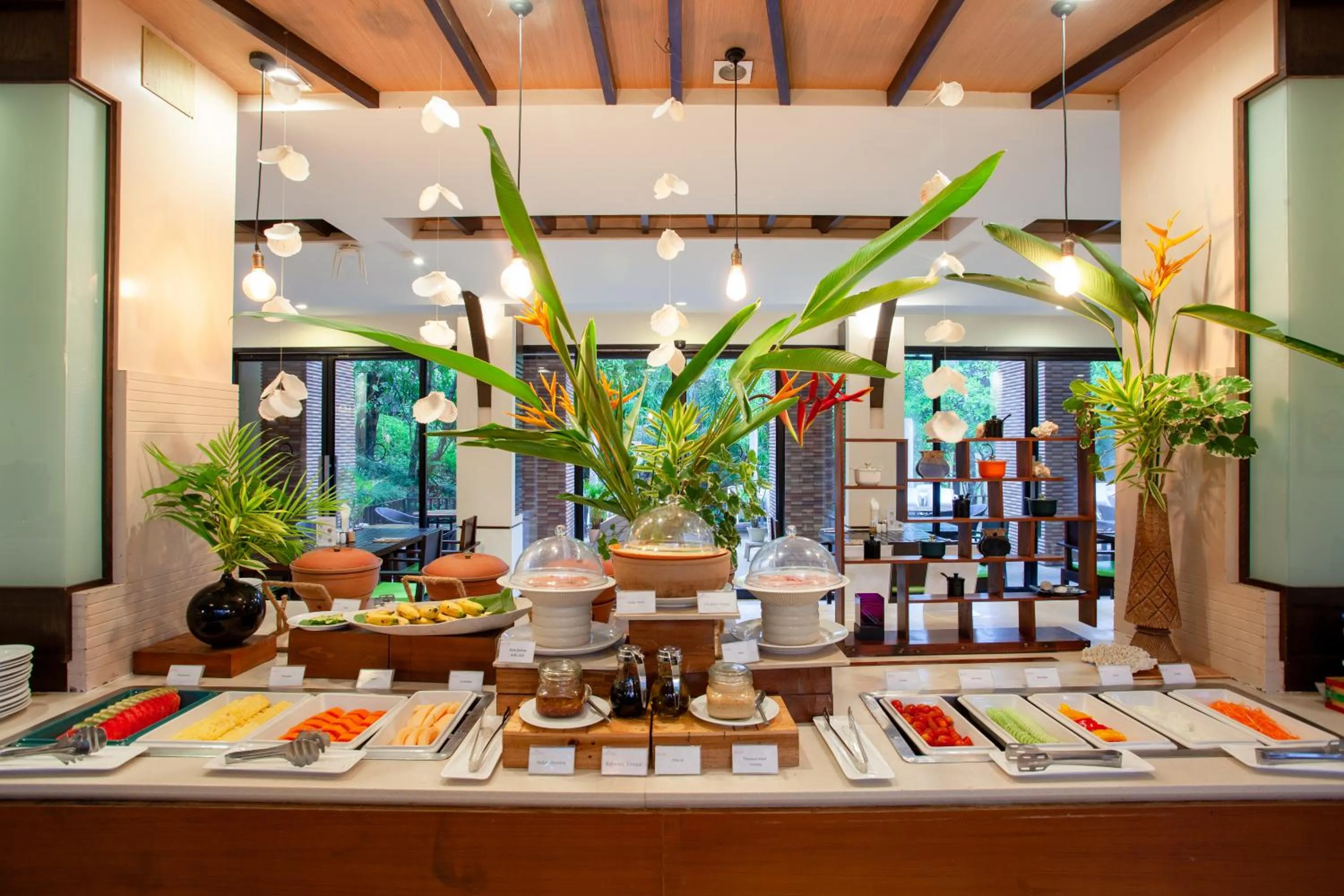 Buffet breakfast in New Star Beach Resort