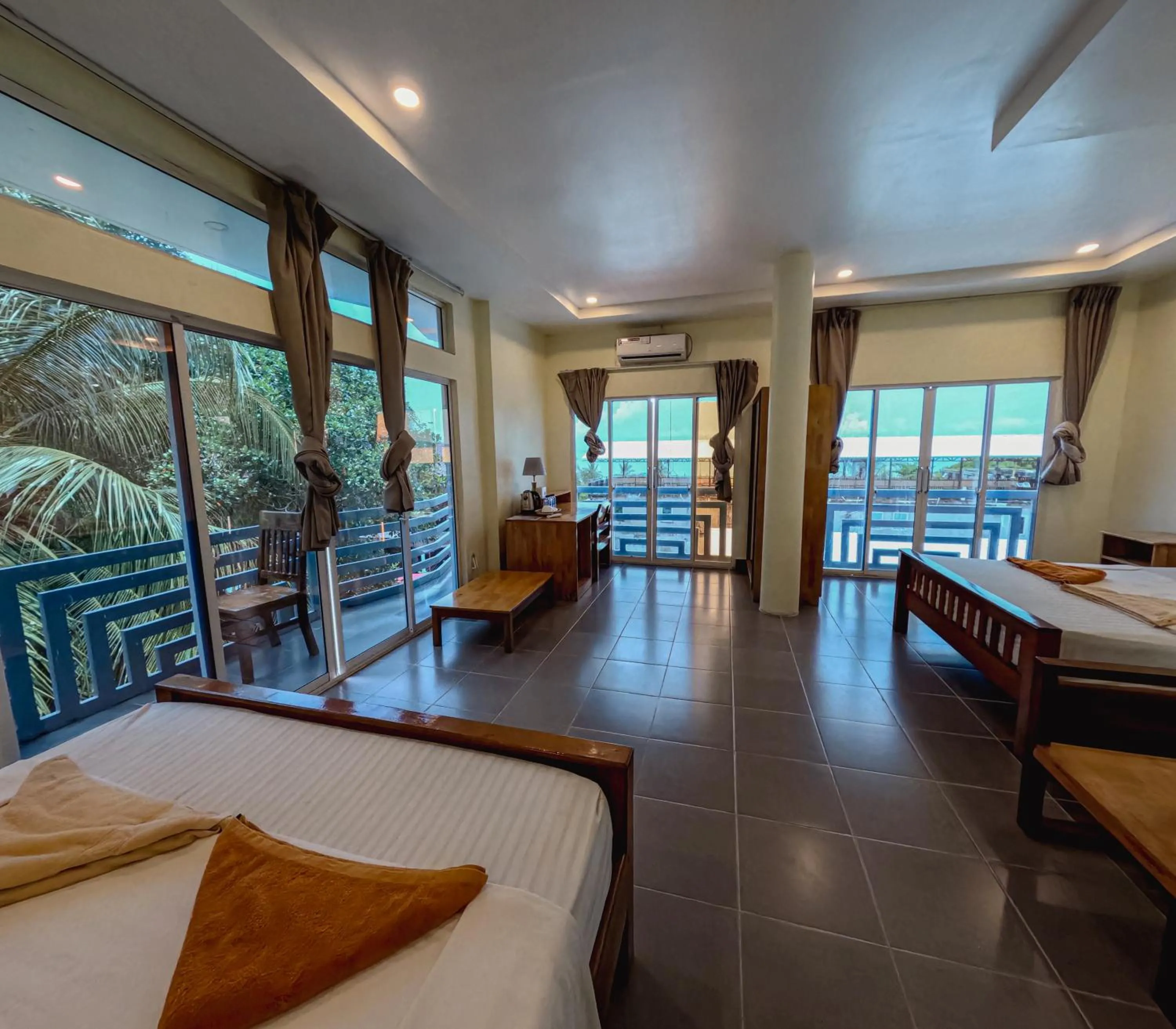 Bed in Sok Heng Guesthouse