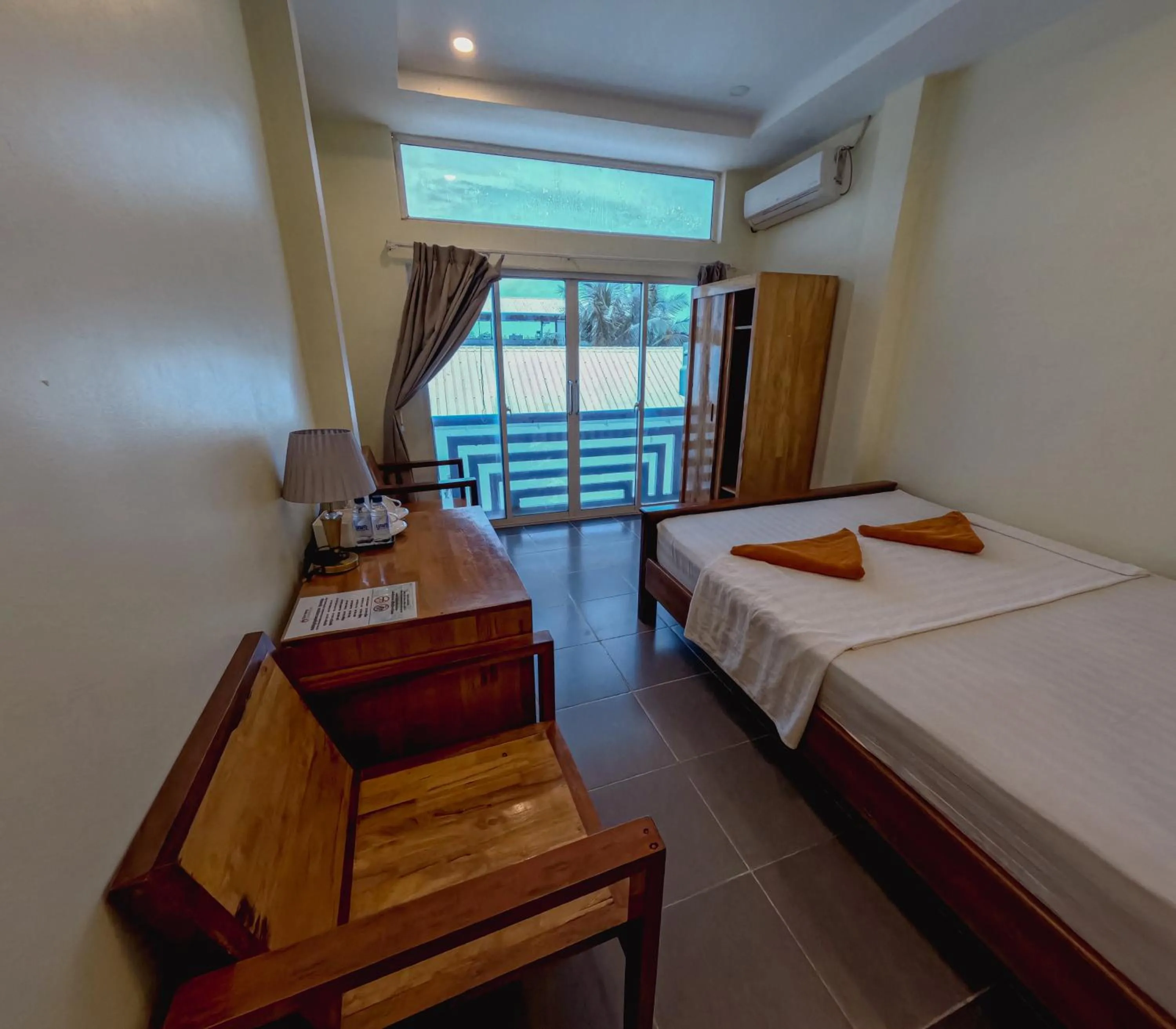 Bed in Sok Heng Guesthouse