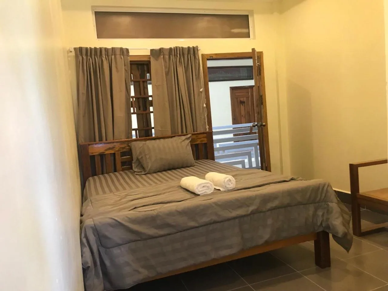 Bed in Sok Heng Guesthouse