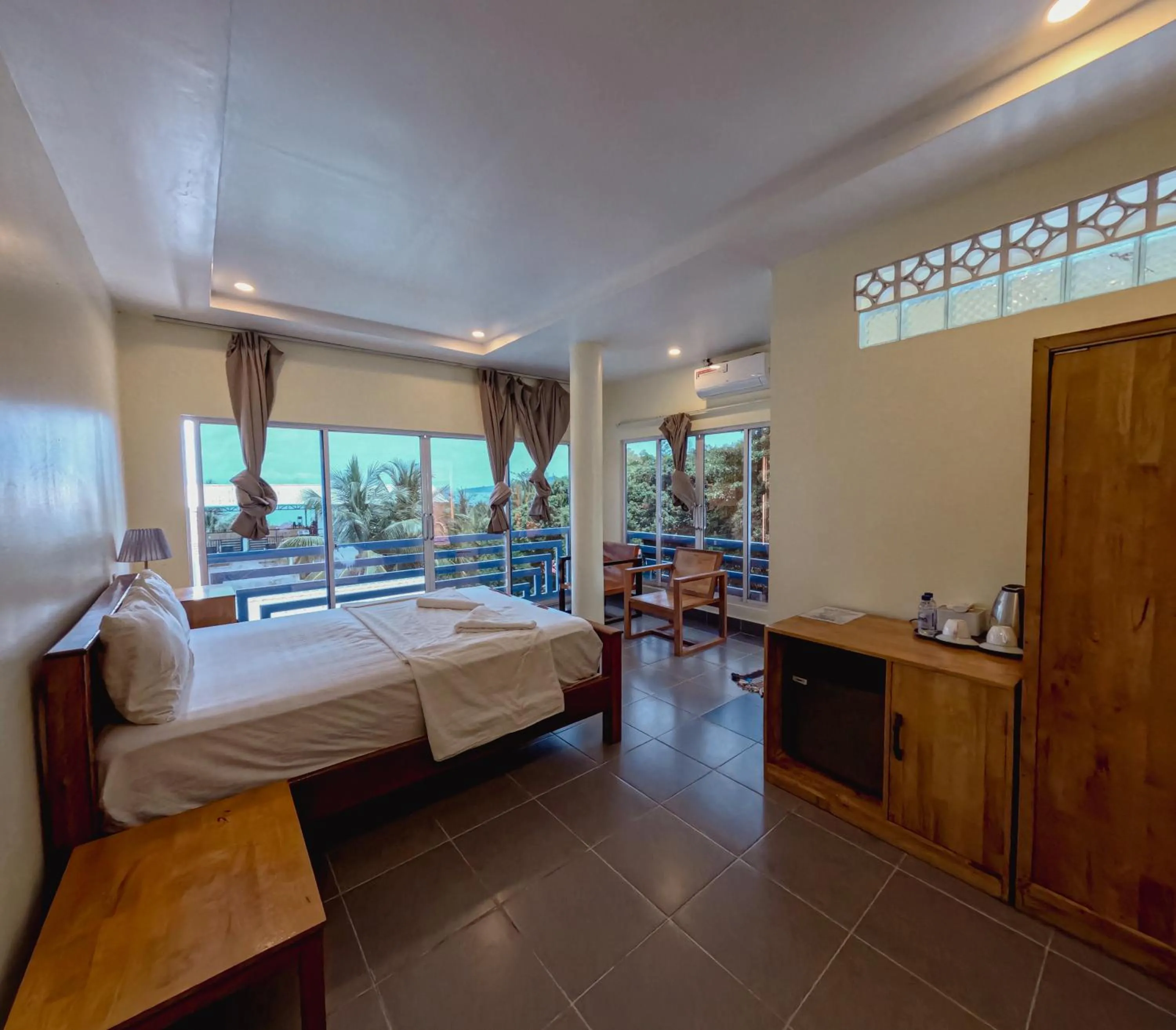 Bed in Sok Heng Guesthouse