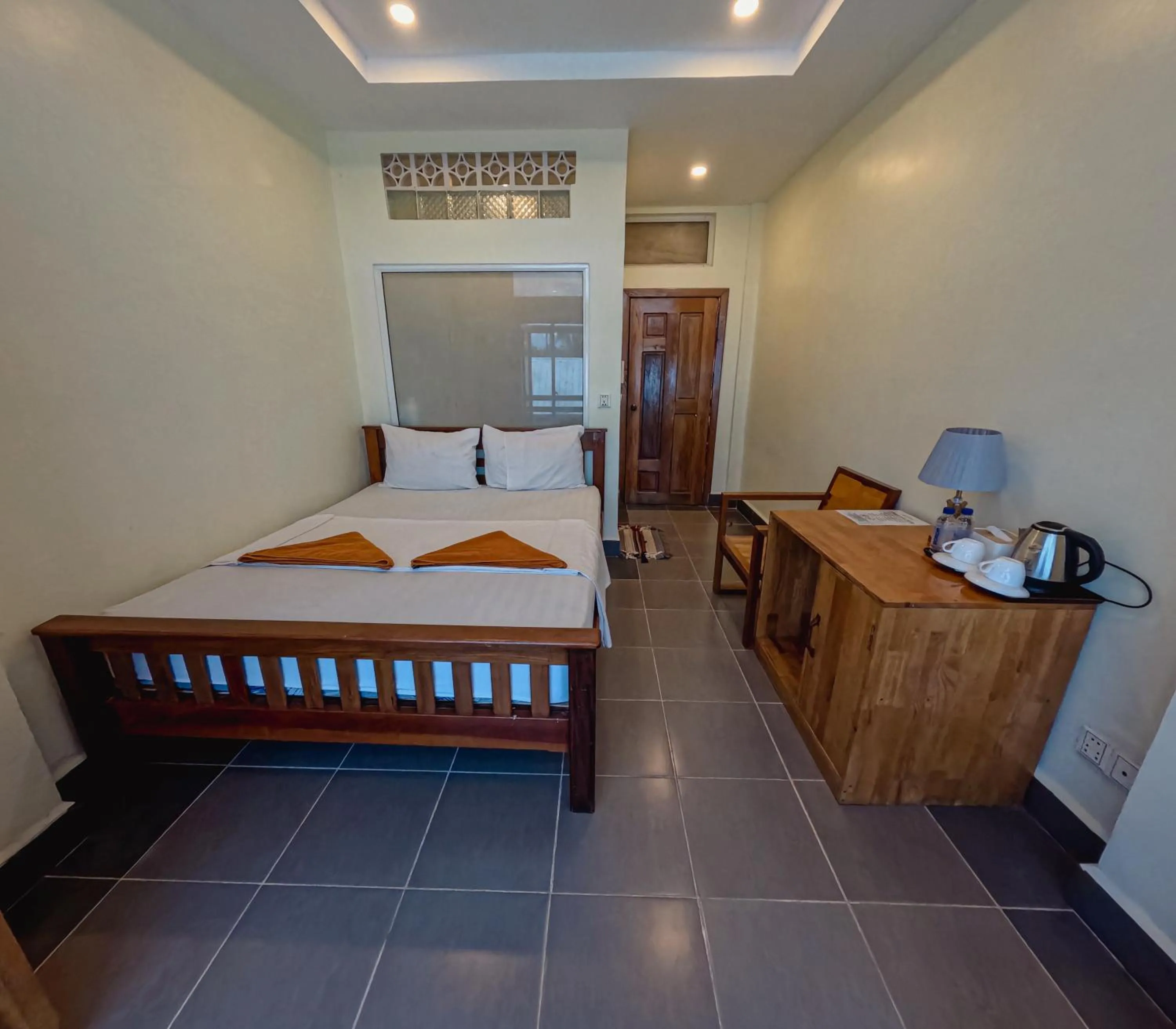 Bed in Sok Heng Guesthouse