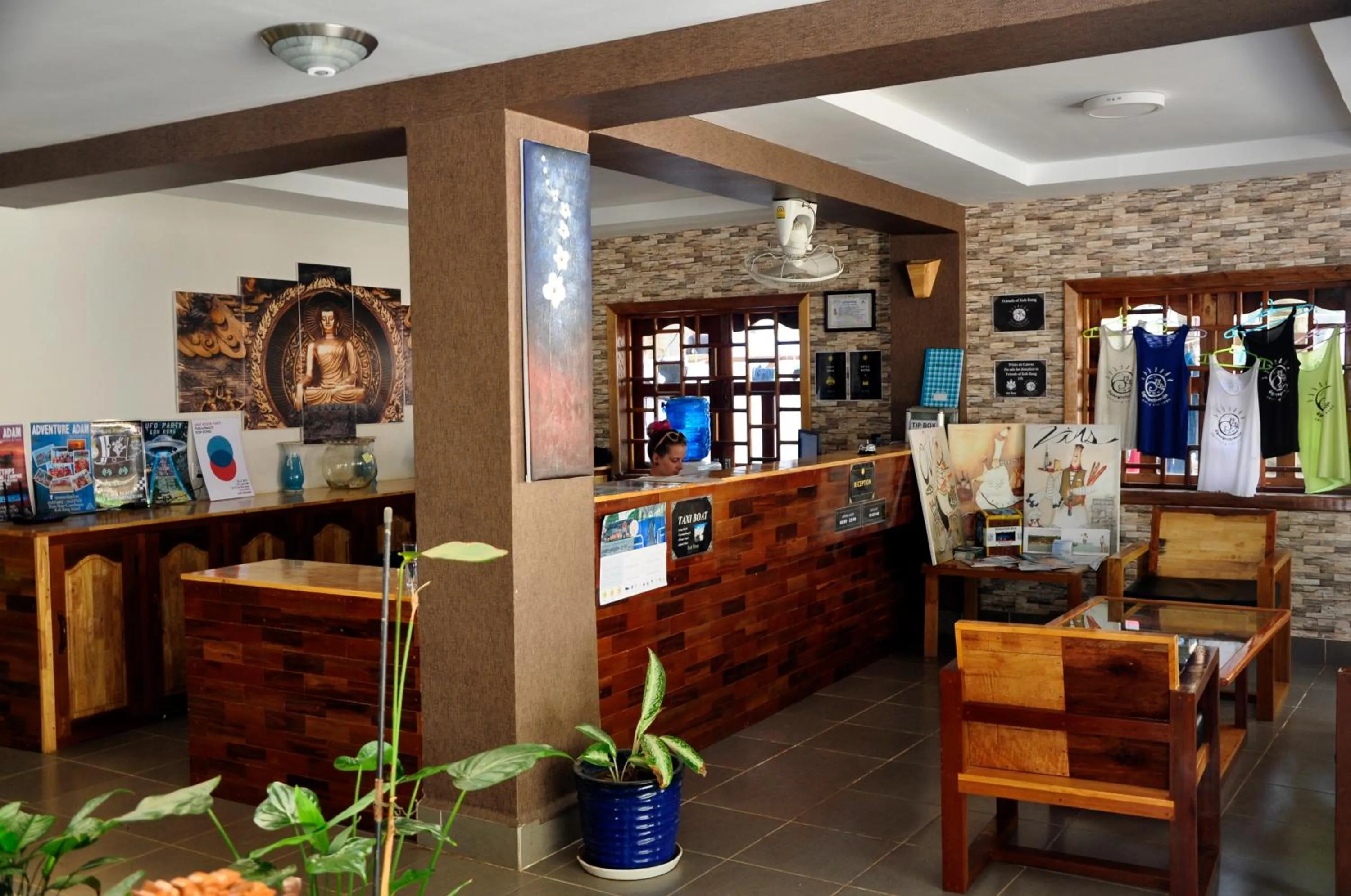 Lobby or reception in Sok Heng Guesthouse