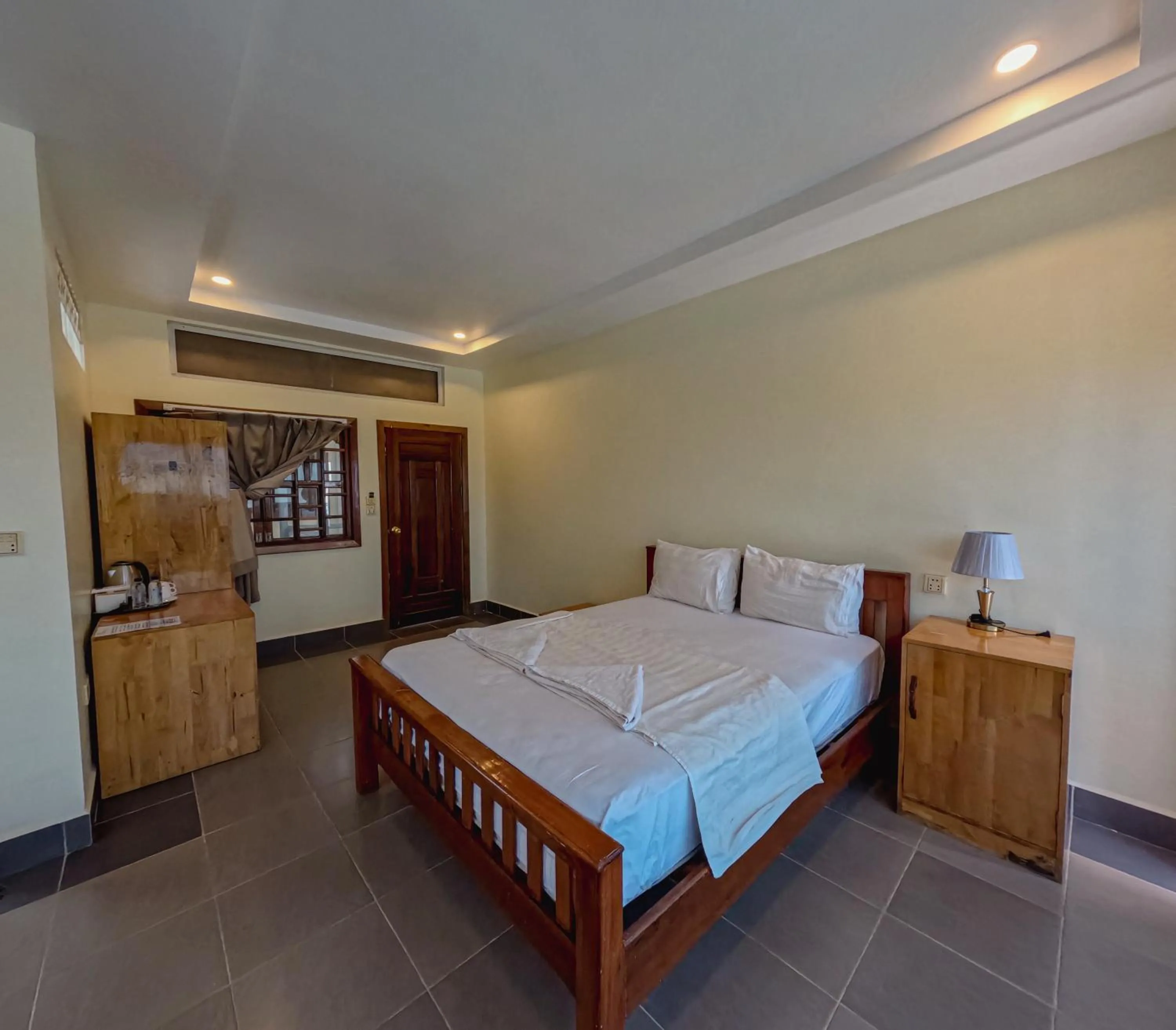 Bed in Sok Heng Guesthouse