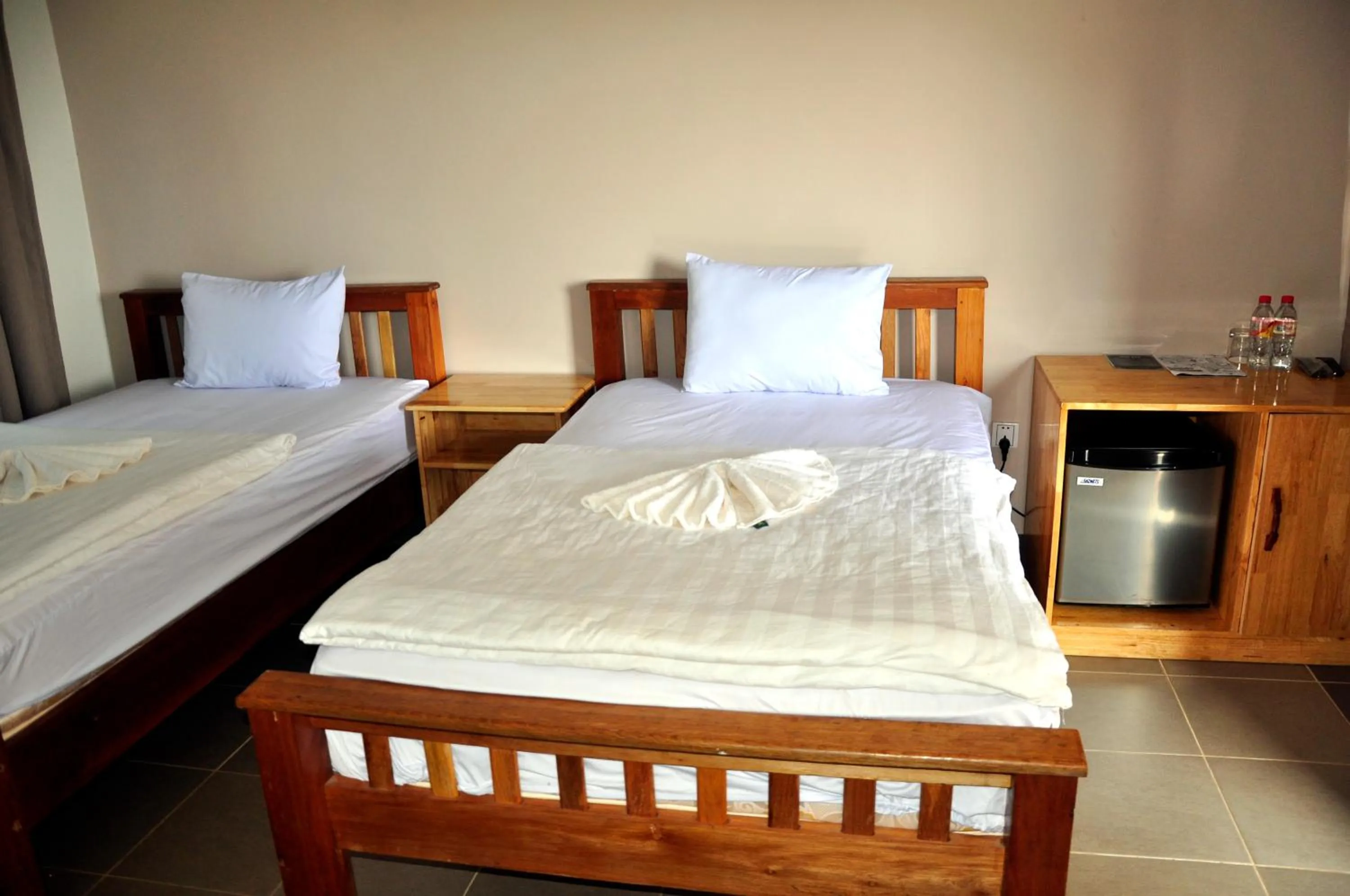 Bed in Sok Heng Guesthouse