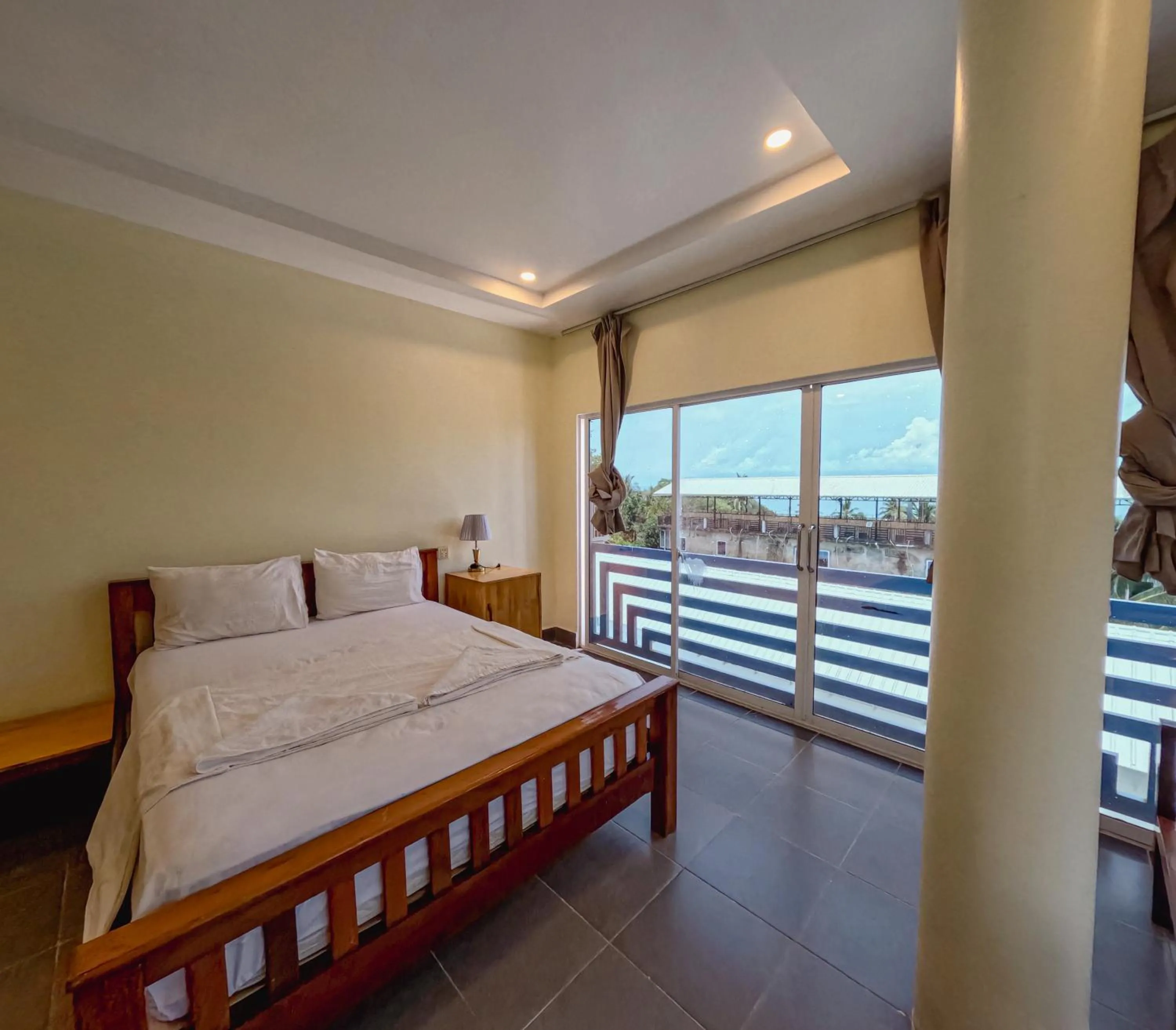 Bed in Sok Heng Guesthouse