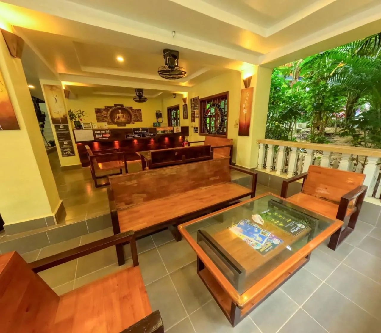 Living room in Sok Heng Guesthouse