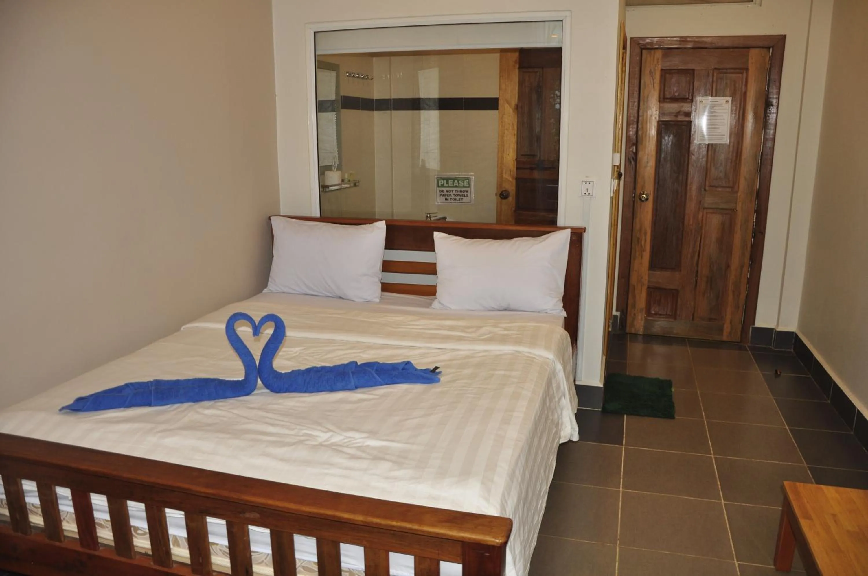 Bed in Sok Heng Guesthouse