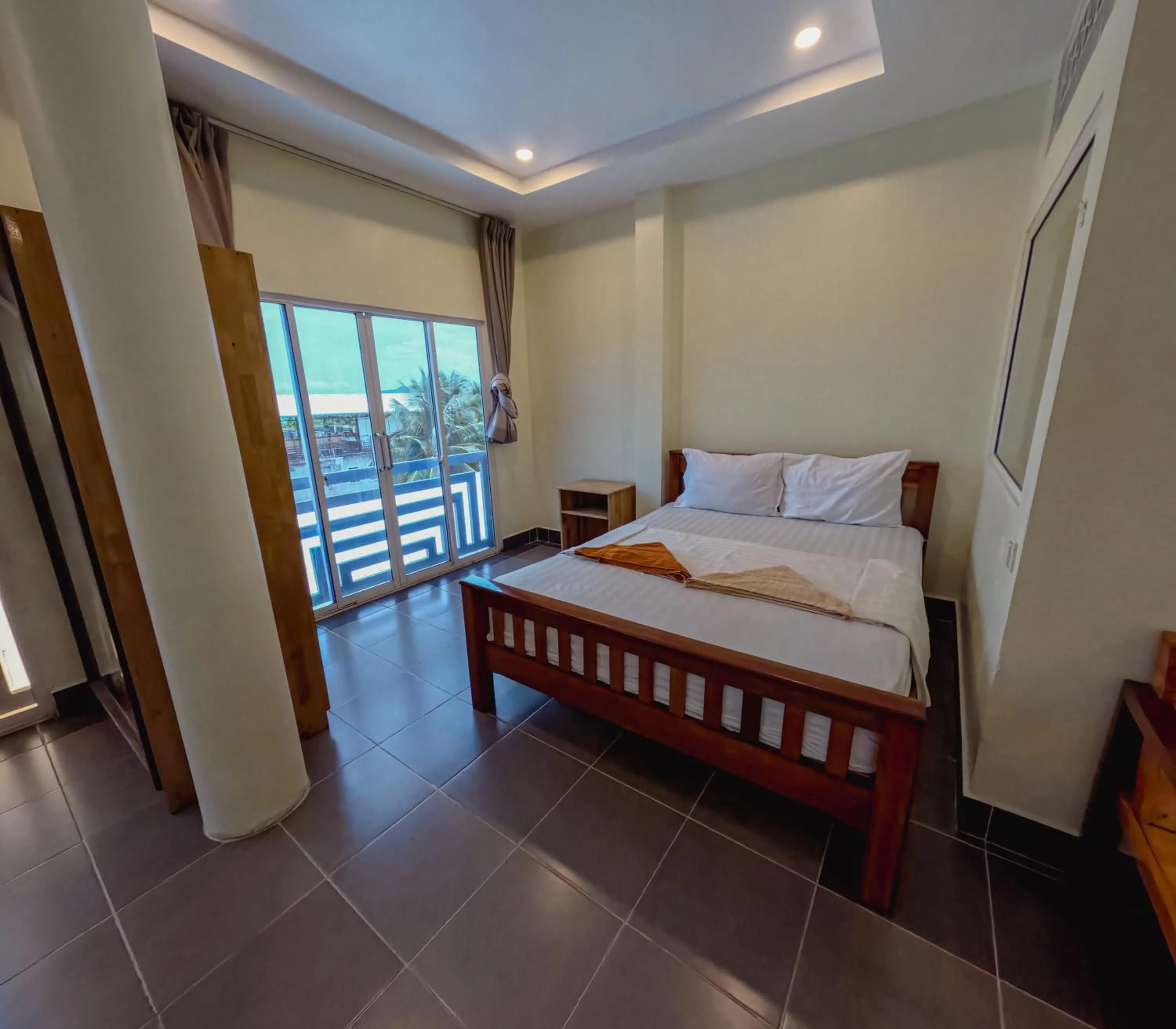 Bed in Sok Heng Guesthouse