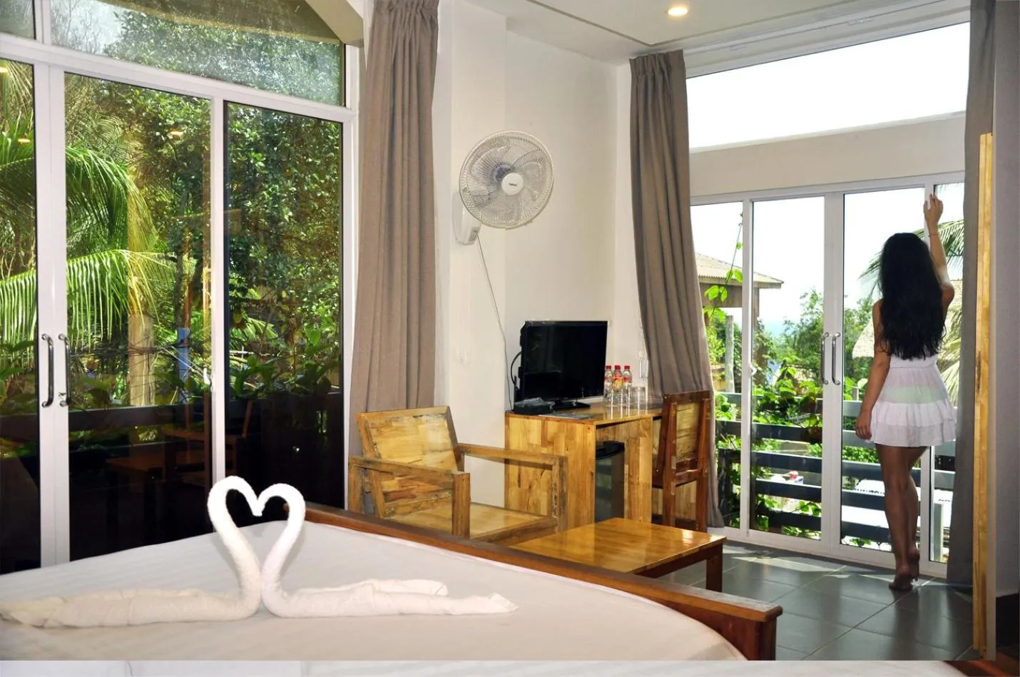 Bed in Sok Heng Guesthouse