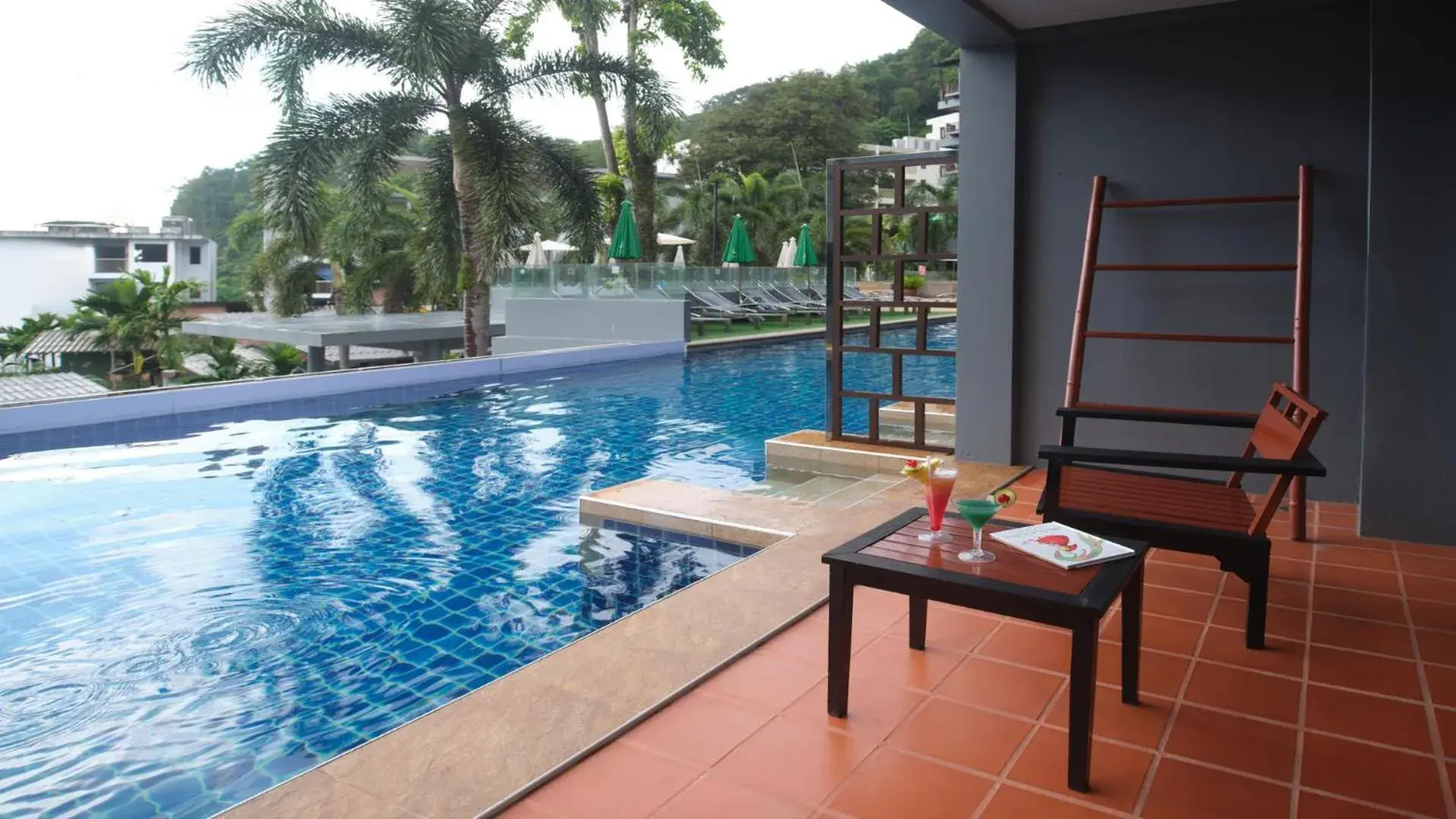 Pool view in Krabi Chada Resort - SHA Plus Pool view in Krabi Chada Resort - SHA Plus