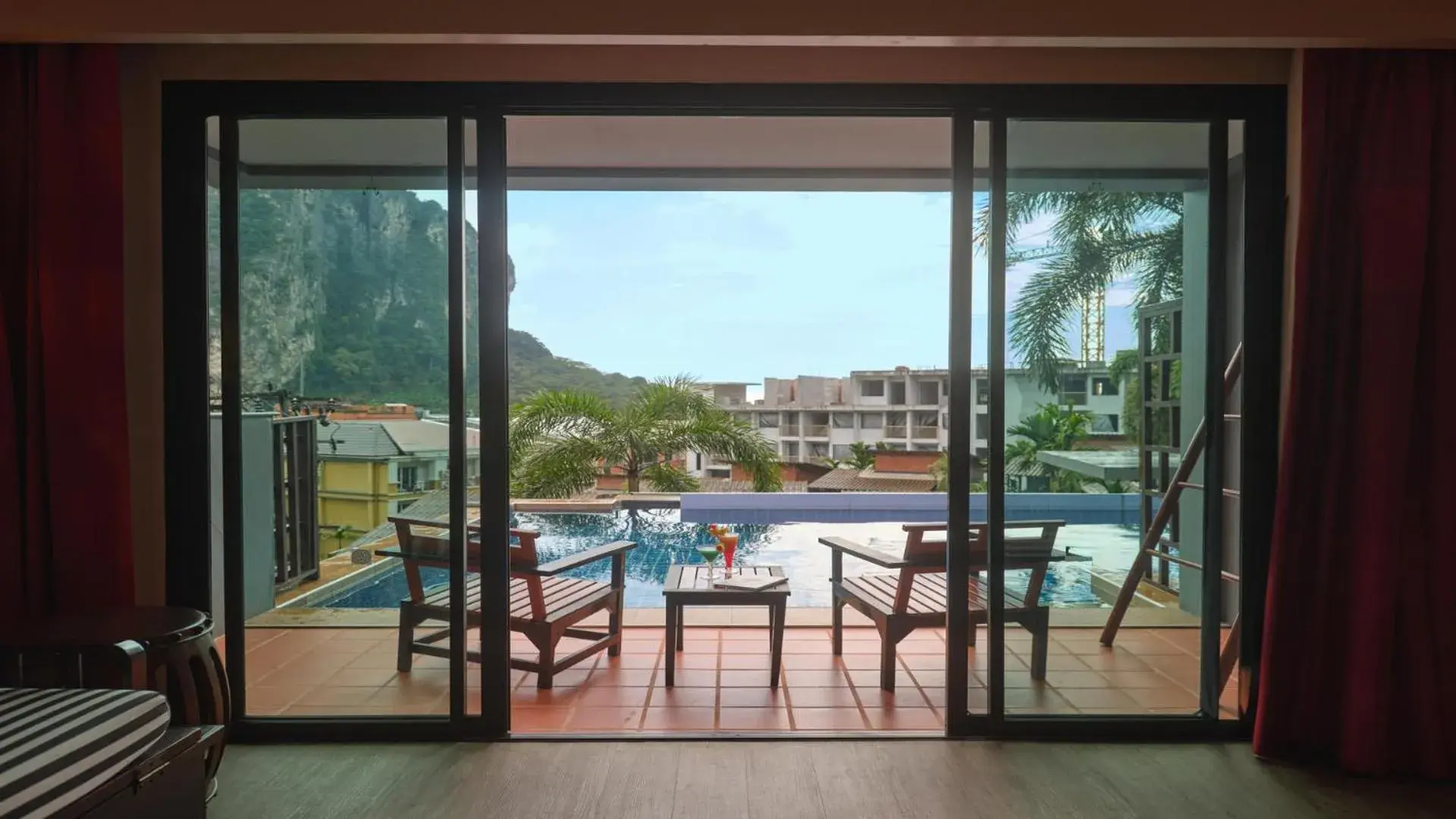 Pool view in Krabi Chada Resort - SHA Plus Pool view in Krabi Chada Resort - SHA Plus