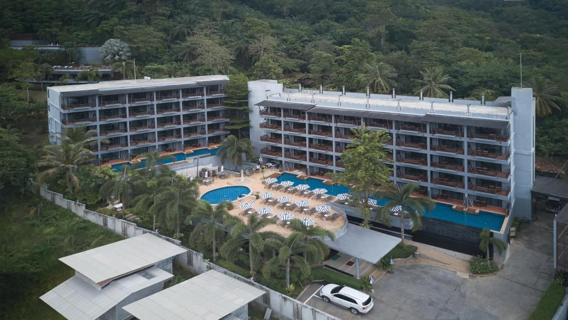 Bird's eye view in Krabi Chada Resort