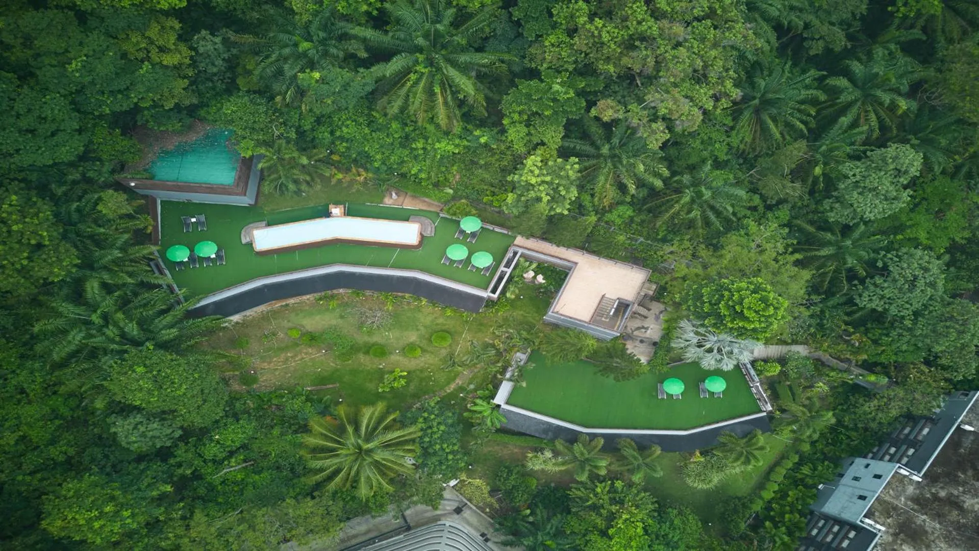 Bird's eye view in Krabi Chada Resort