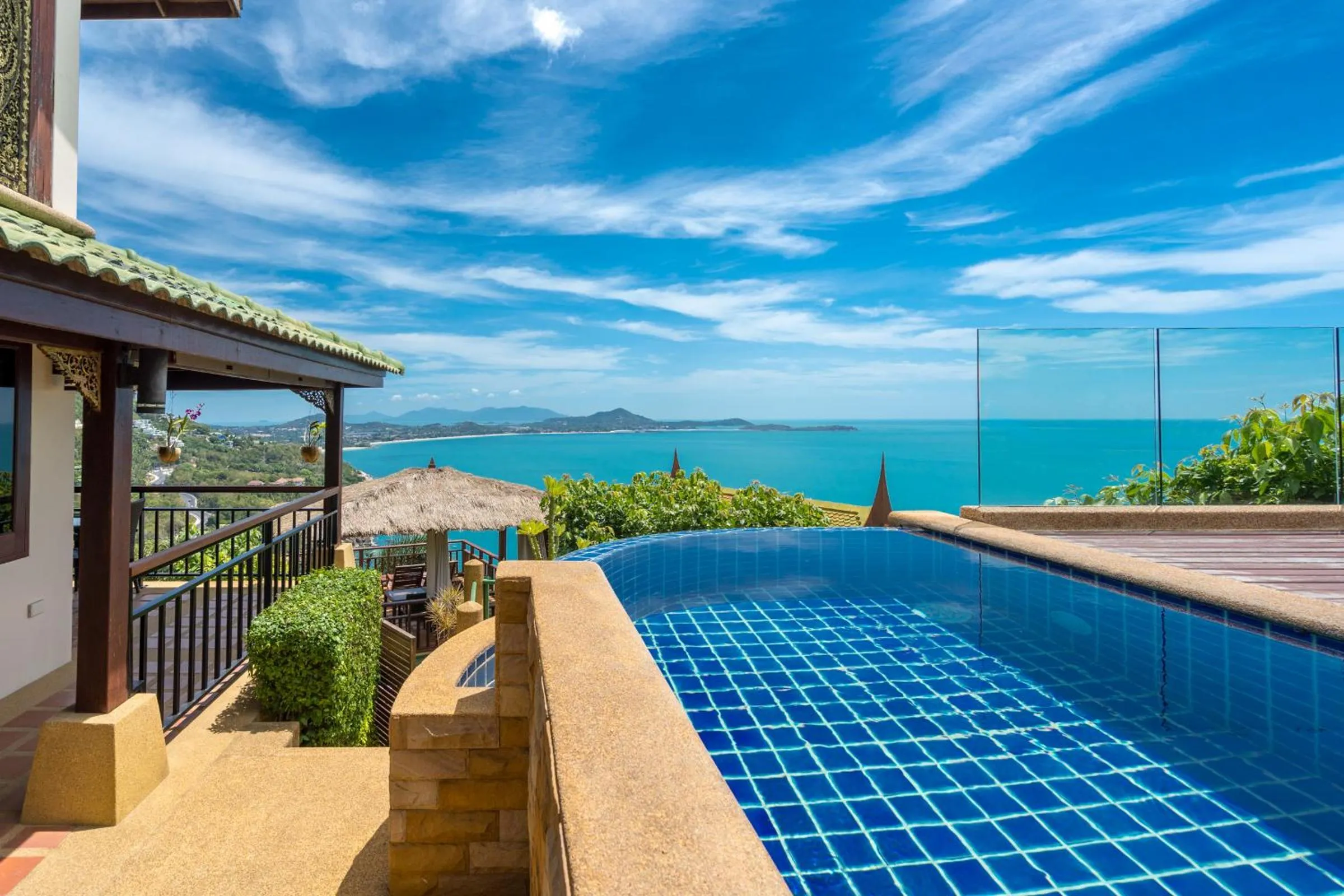 Pool view in Sandalwood Luxury Villa Resort