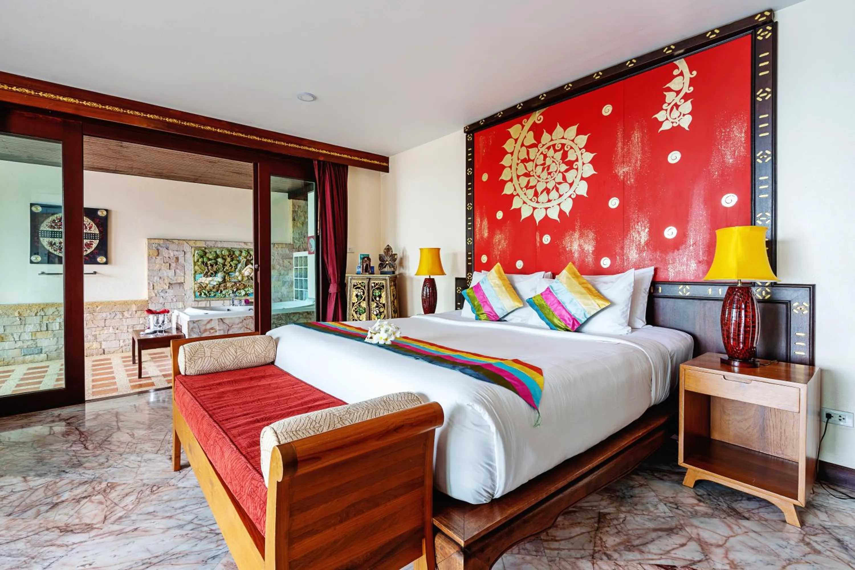 Bedroom, Bed in Sandalwood Luxury Villa Resort