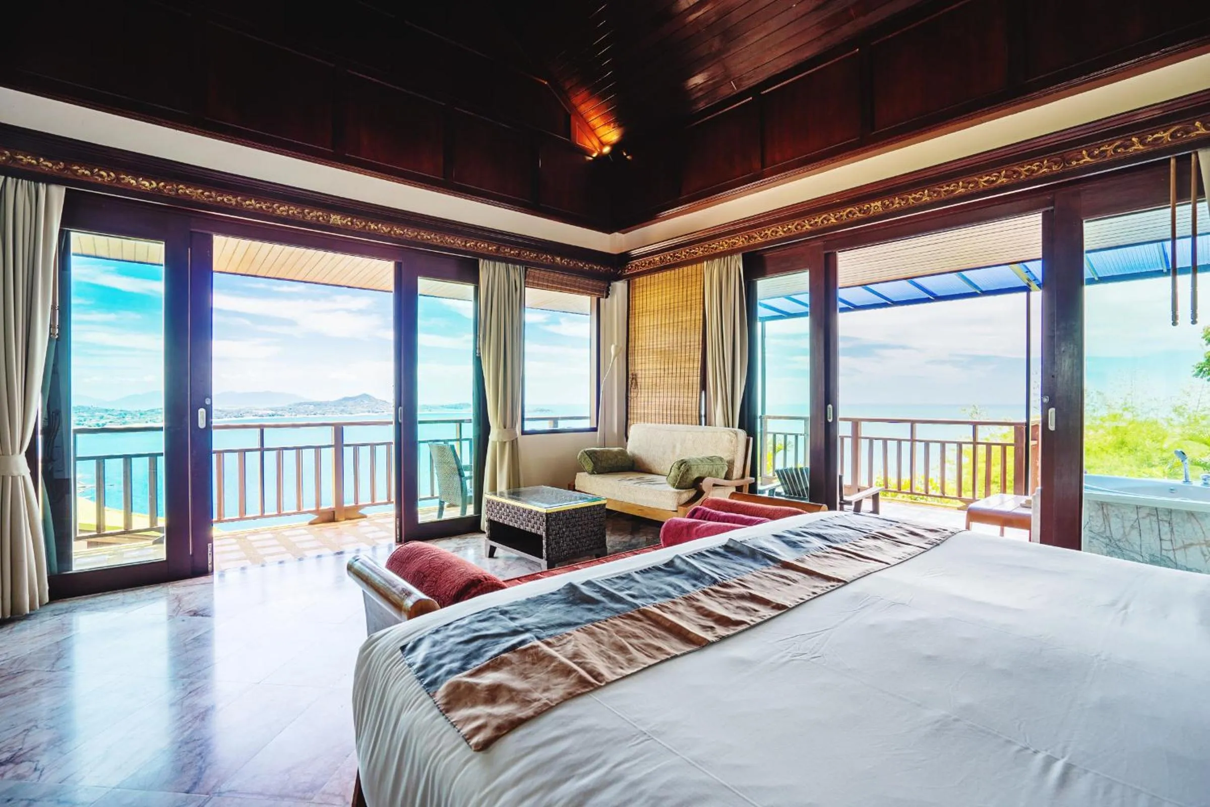 Bedroom, Bed in Sandalwood Luxury Villa Resort