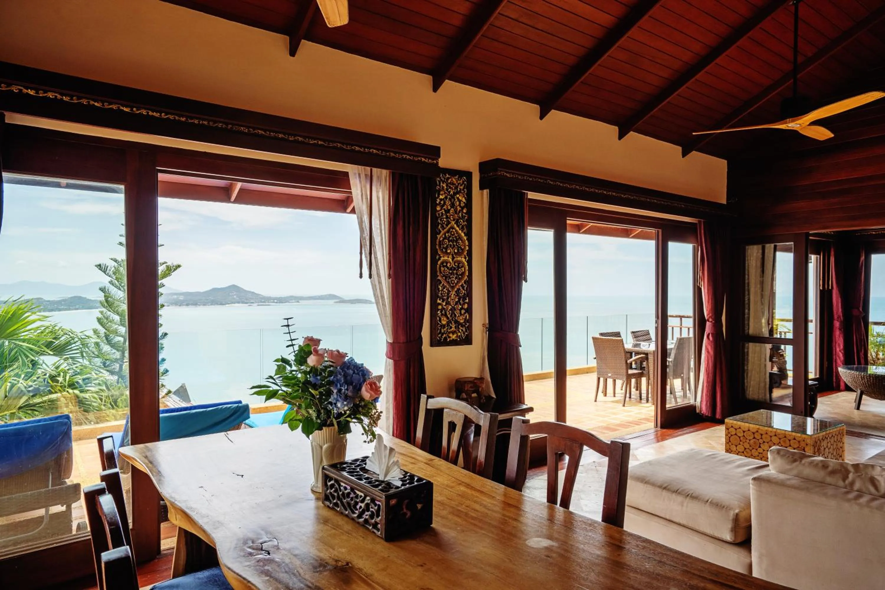 Dining area in Sandalwood Luxury Villa Resort