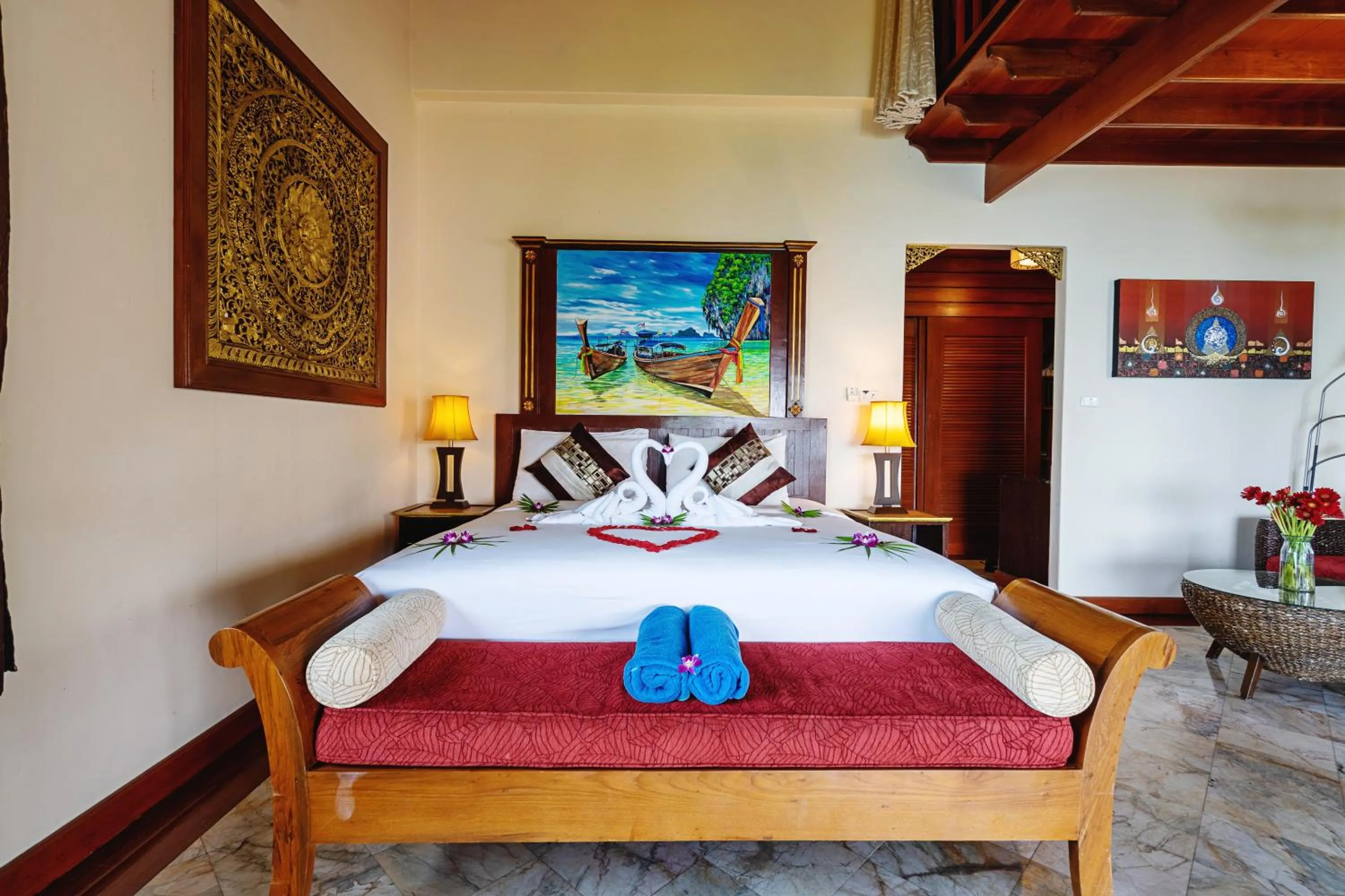 Bedroom, Bed in Sandalwood Luxury Villa Resort