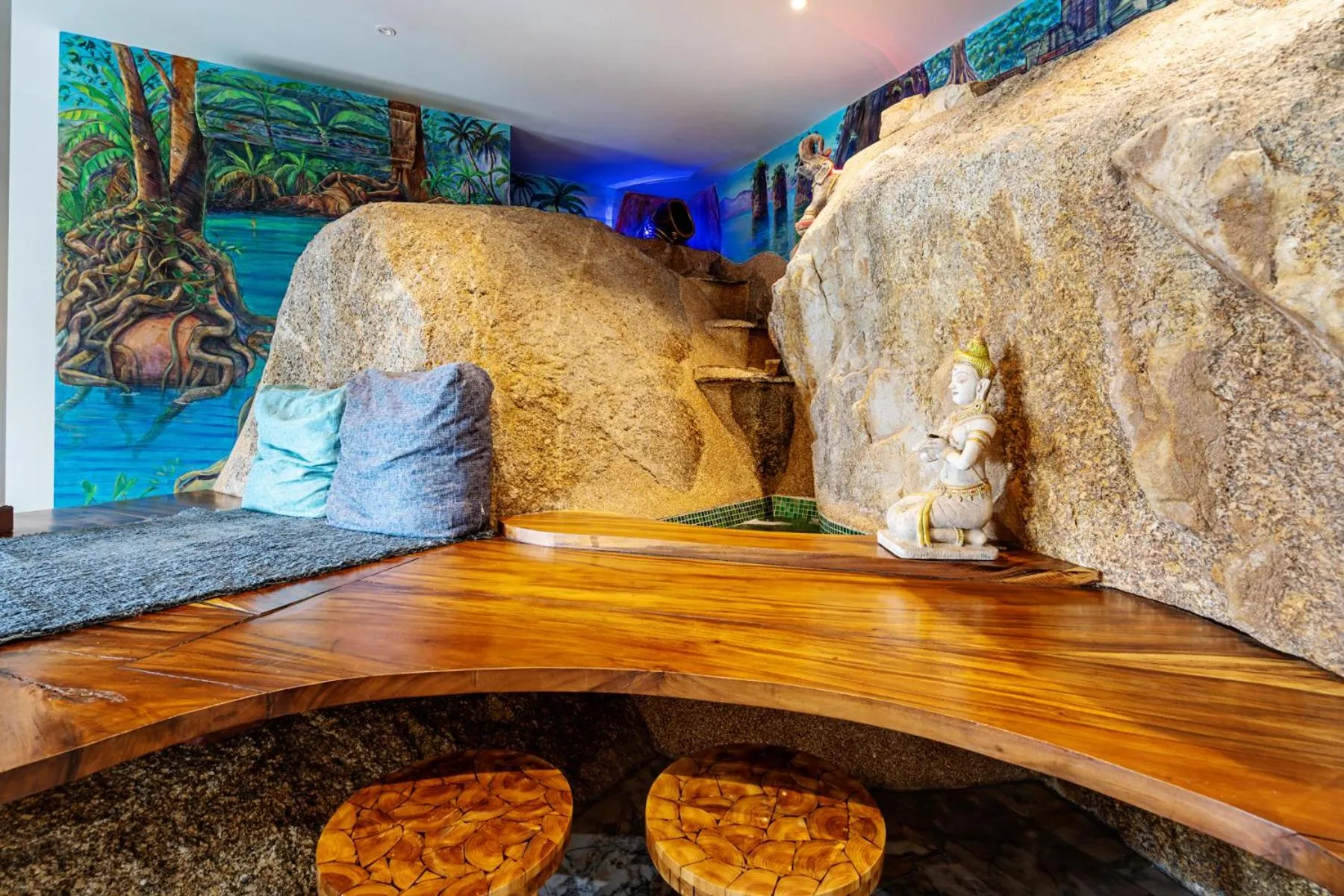 Seating area in Sandalwood Luxury Villa Resort