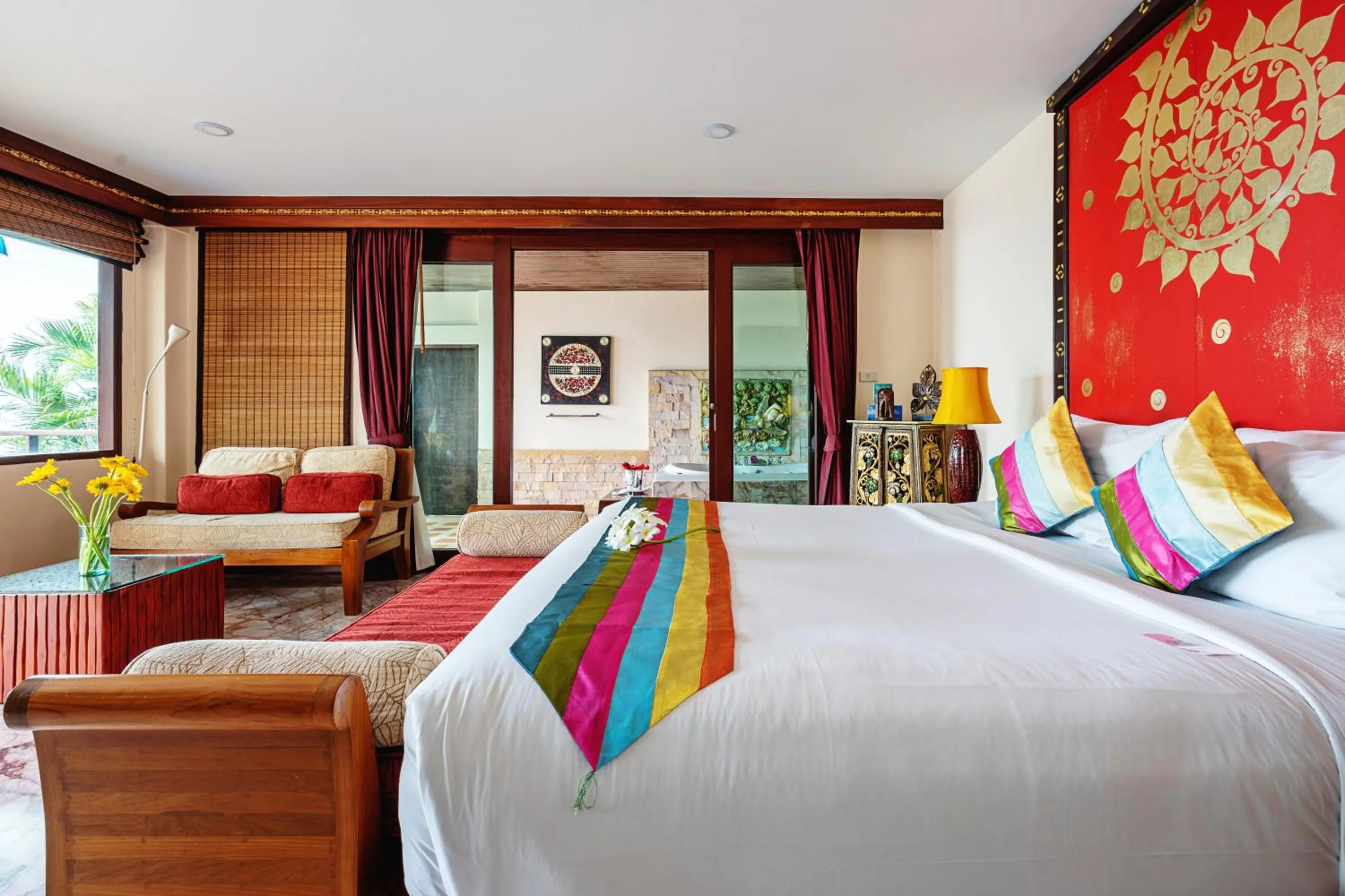 Bedroom, Bed in Sandalwood Luxury Villa Resort