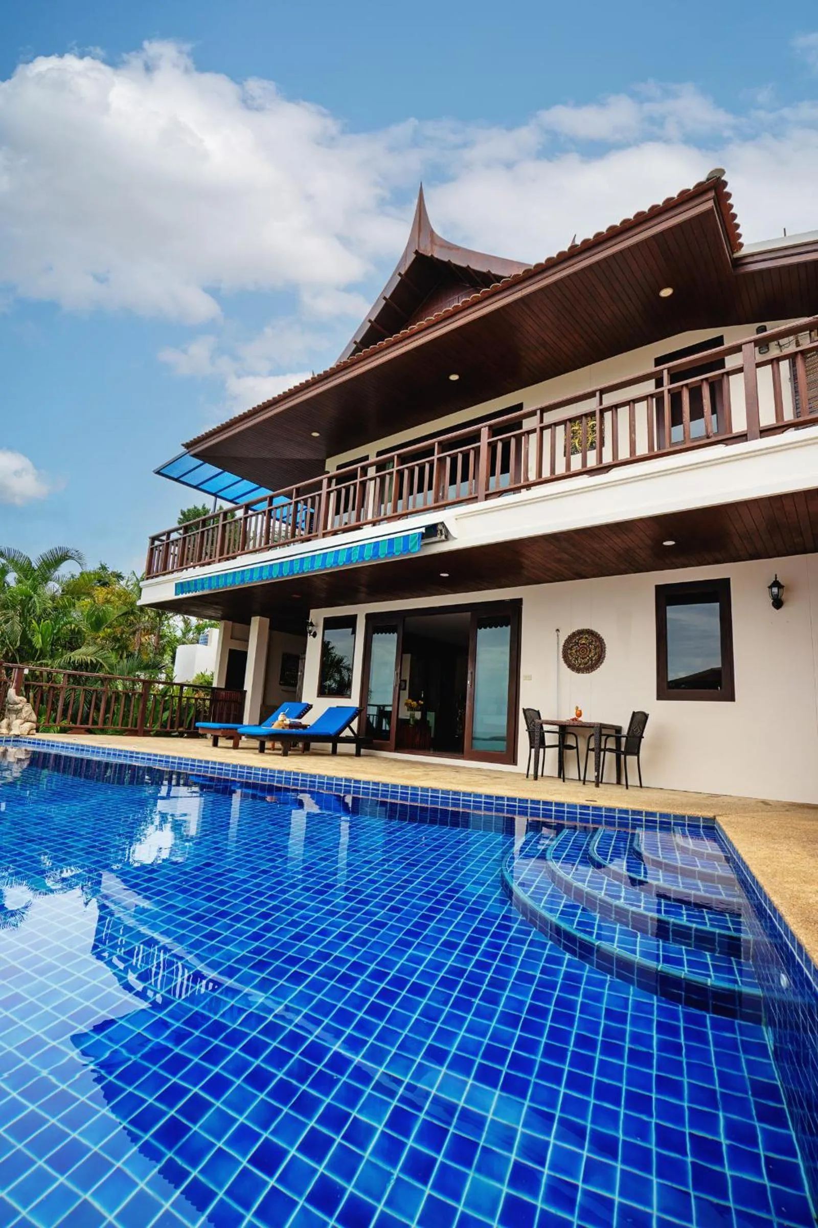 Pool view in Sandalwood Luxury Villa Resort