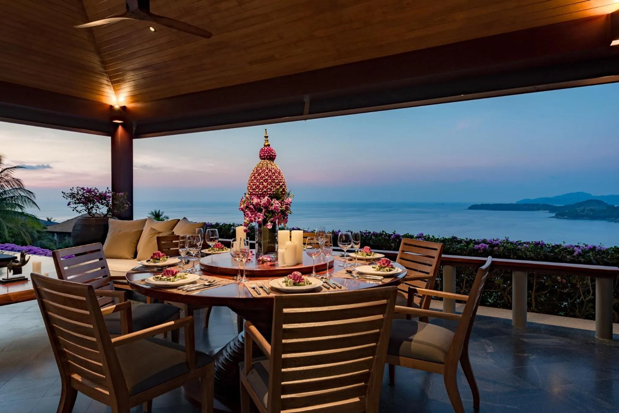 Dining area in Andara Resort Villas