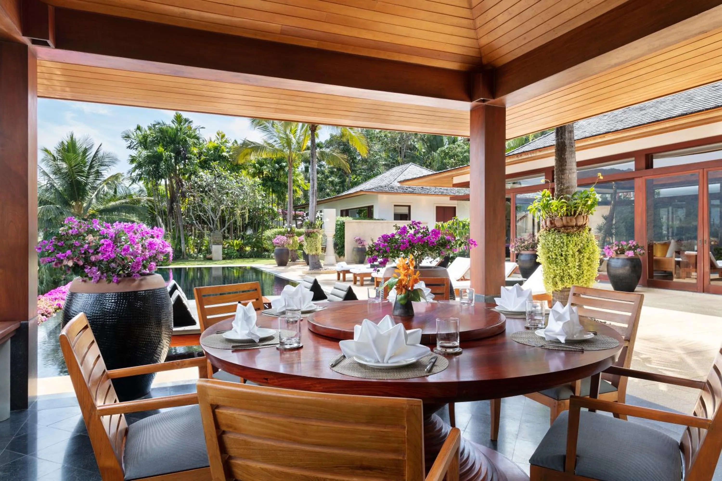 Patio in Andara Resort Villas