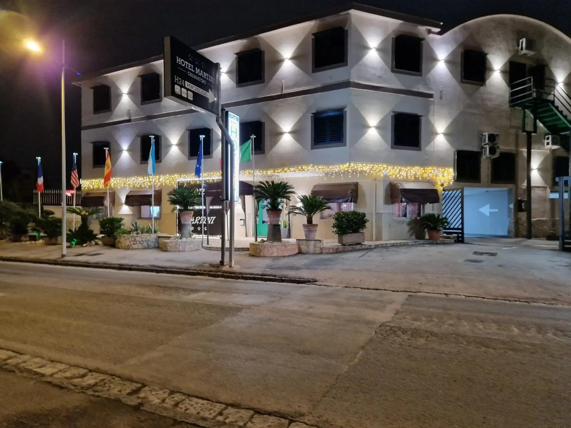 Property building in Hotel Martini Property building in Hotel Martini