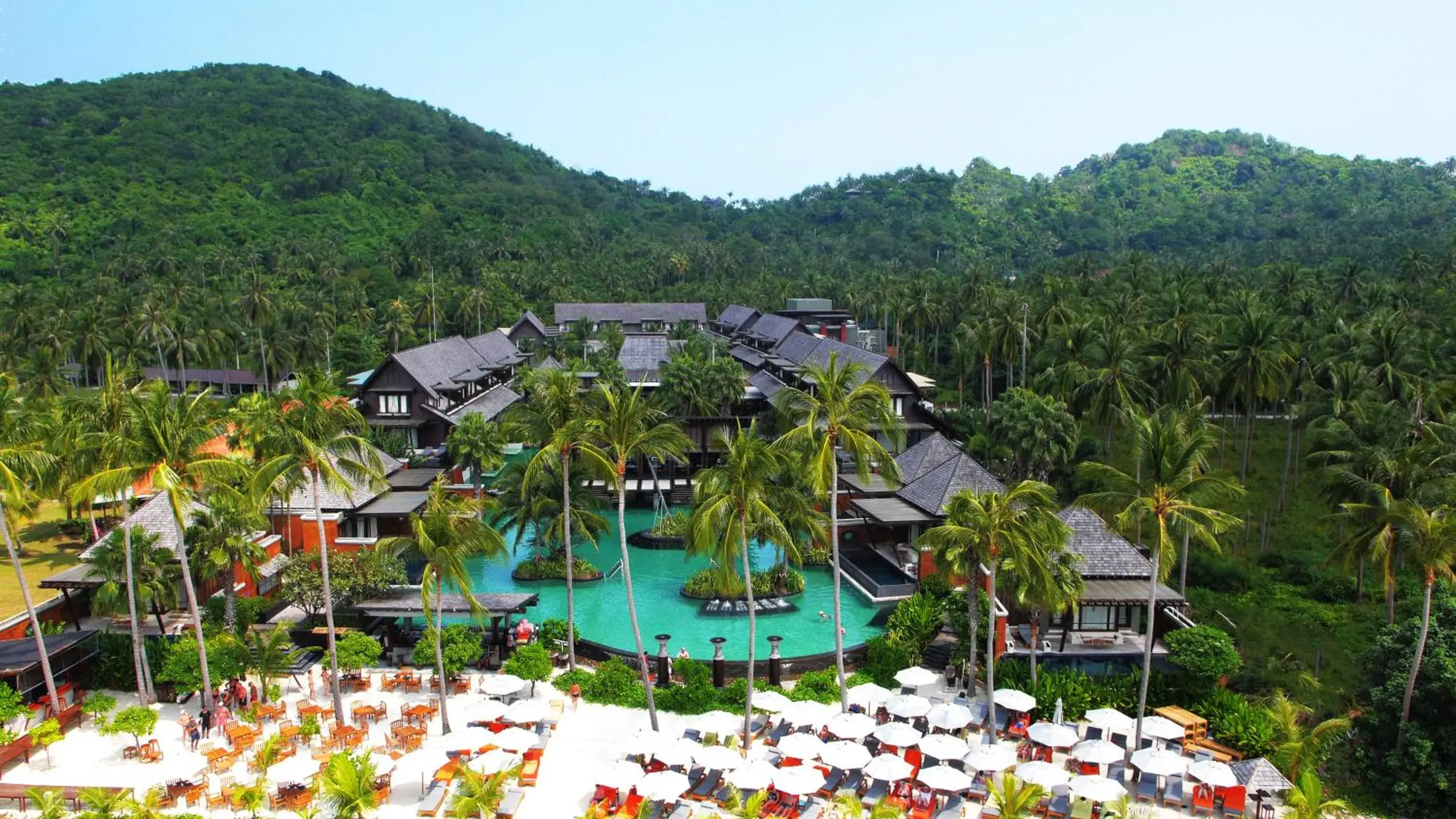 Bird's eye view in Mai Samui Beach Resort & Spa - SHA Plus Bird's eye view in Mai Samui Beach Resort & Spa - SHA Plus