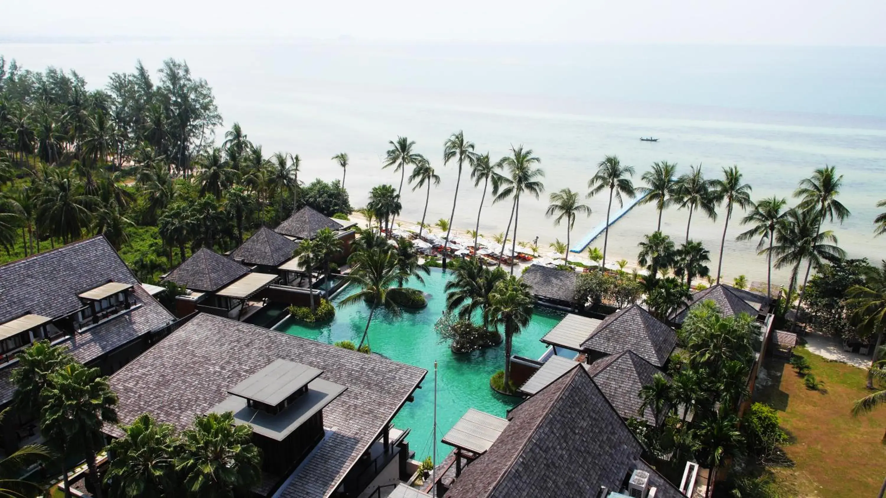 Bird's eye view in Mai Samui Beach Resort & Spa - SHA Plus Bird's eye view in Mai Samui Beach Resort & Spa - SHA Plus