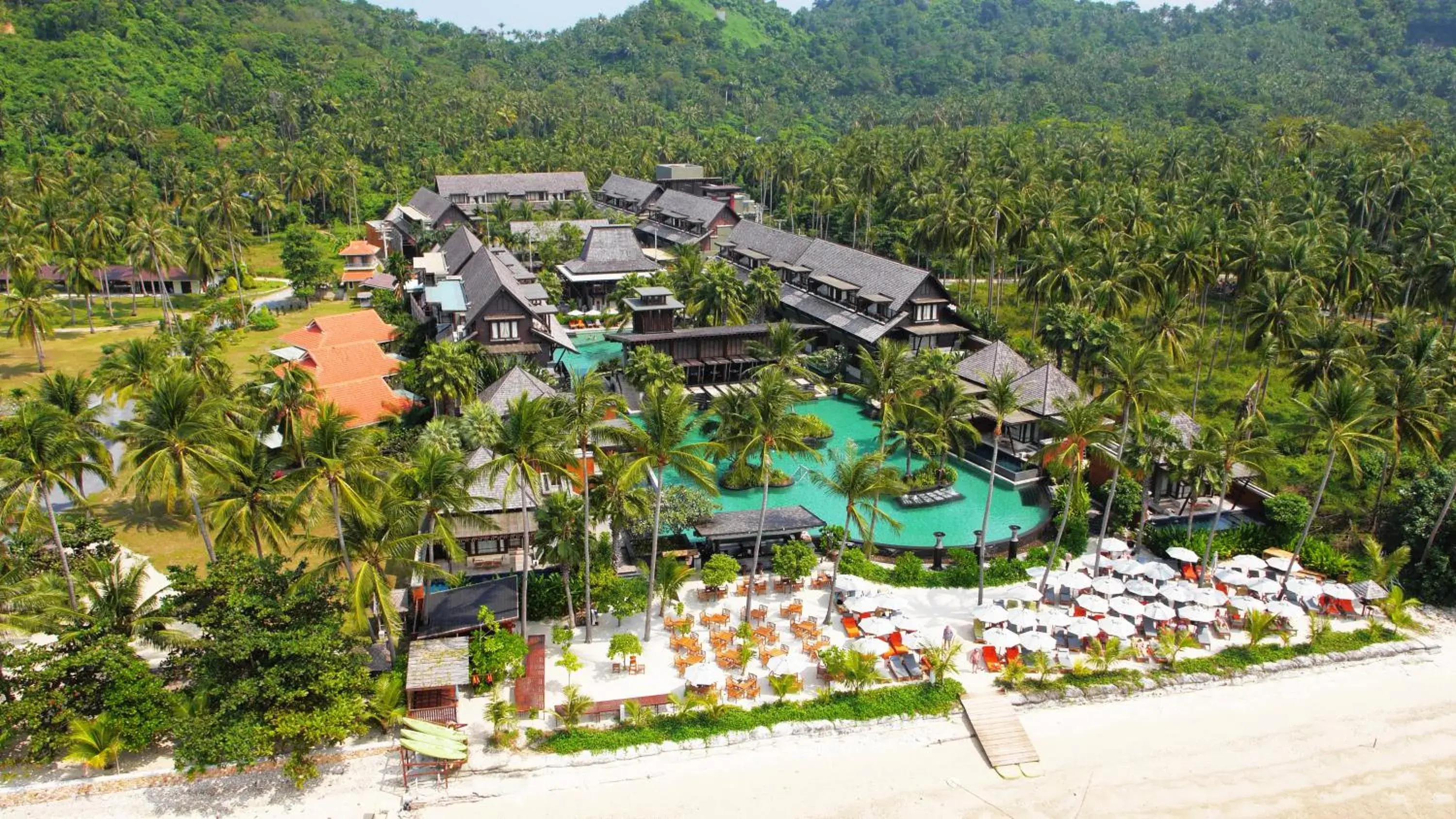 Bird's eye view in Mai Samui Beach Resort & Spa - SHA Plus Bird's eye view in Mai Samui Beach Resort & Spa - SHA Plus