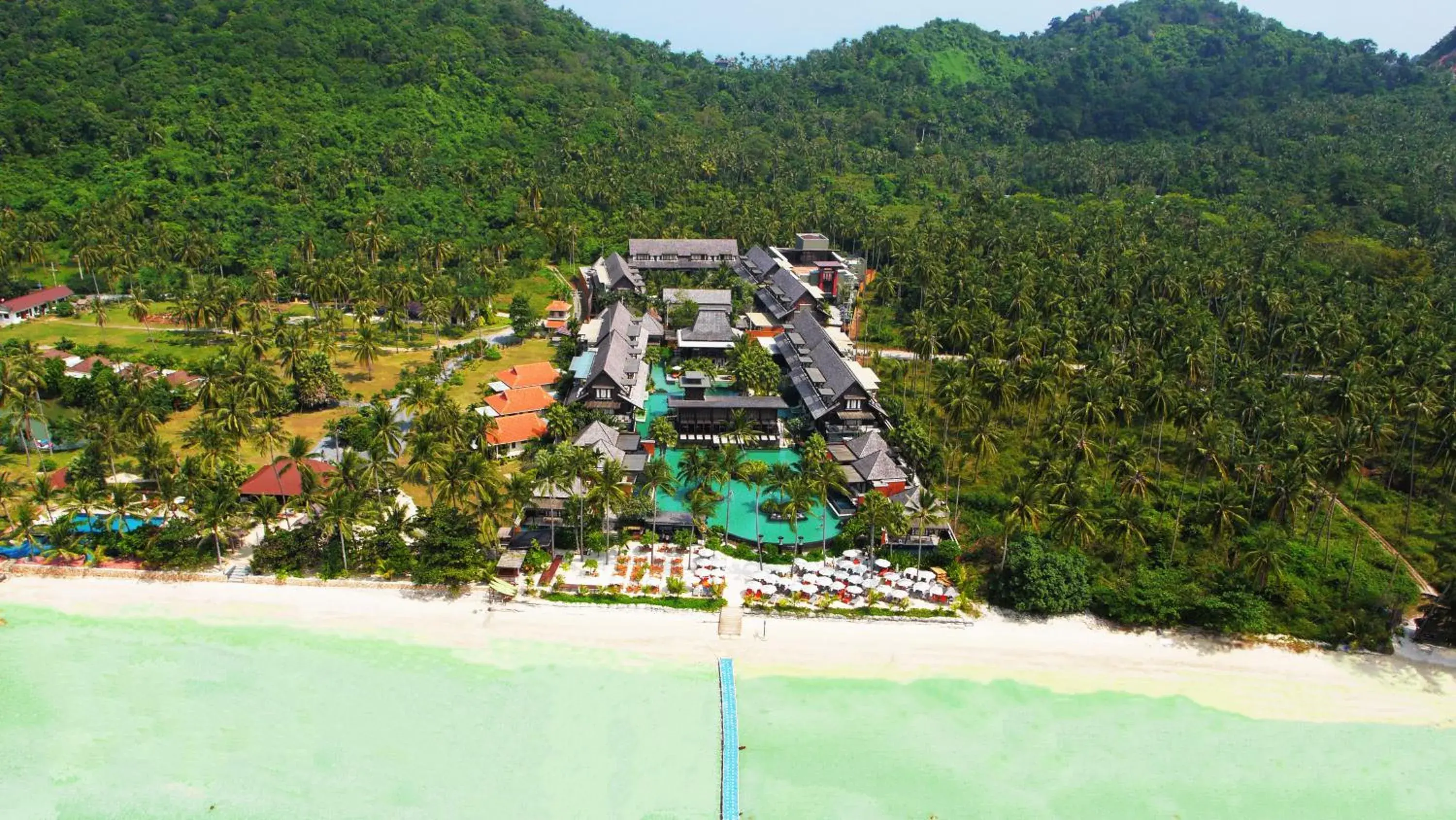 Bird's eye view in Mai Samui Beach Resort & Spa - SHA Plus Bird's eye view in Mai Samui Beach Resort & Spa - SHA Plus