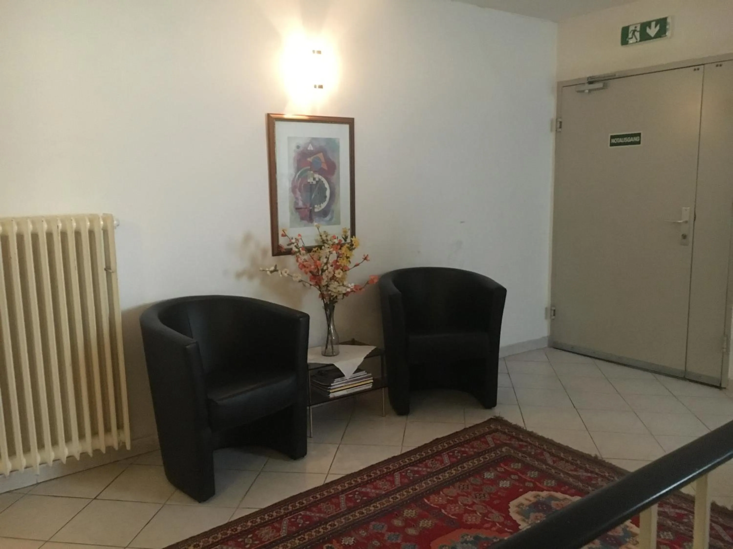 Lobby or reception in Pension Ani-Falstaff