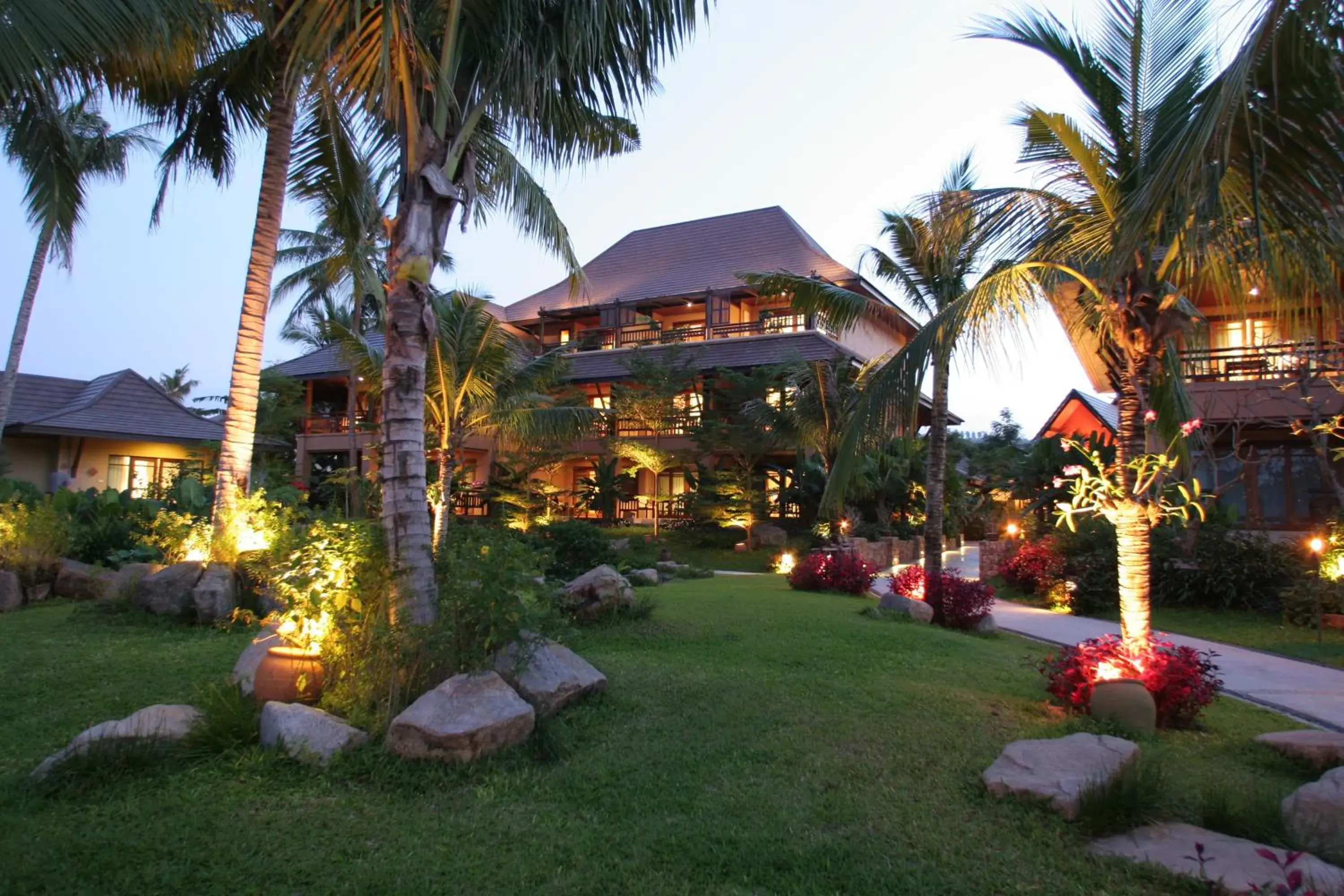 Garden view in Bo Phut Resort and Spa - SHA Plus Garden view in Bo Phut Resort and Spa - SHA Plus