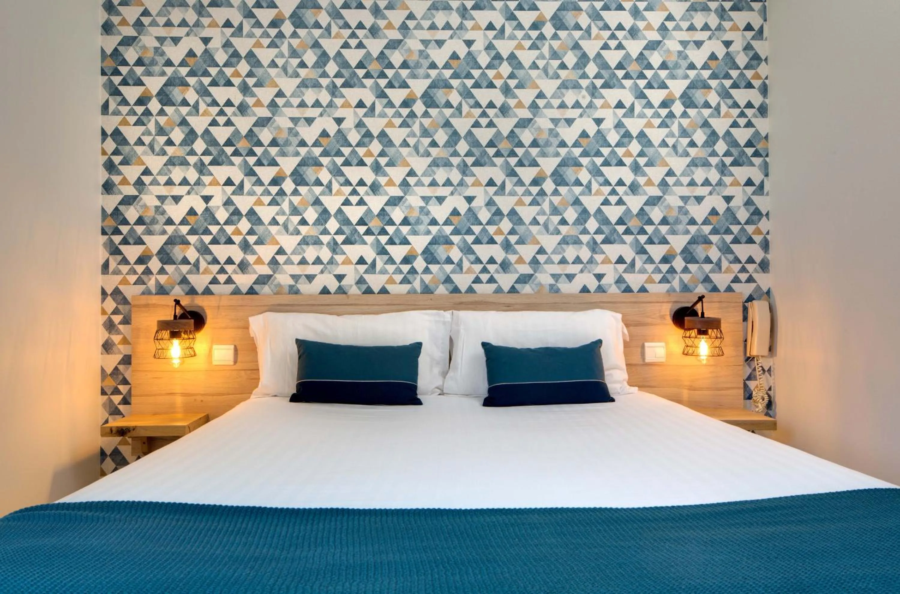 Bedroom, Bed in Pey La Tour - Logis Hôtels & Restaurant