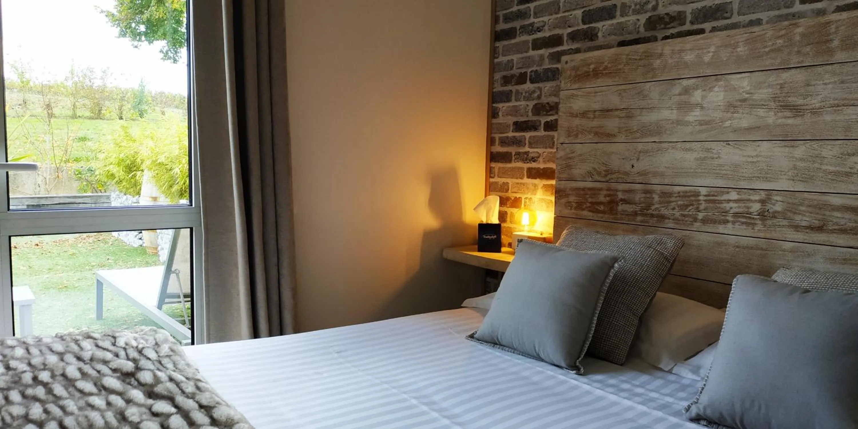 Bedroom, Bed in Pey La Tour - Logis Hôtels & Restaurant