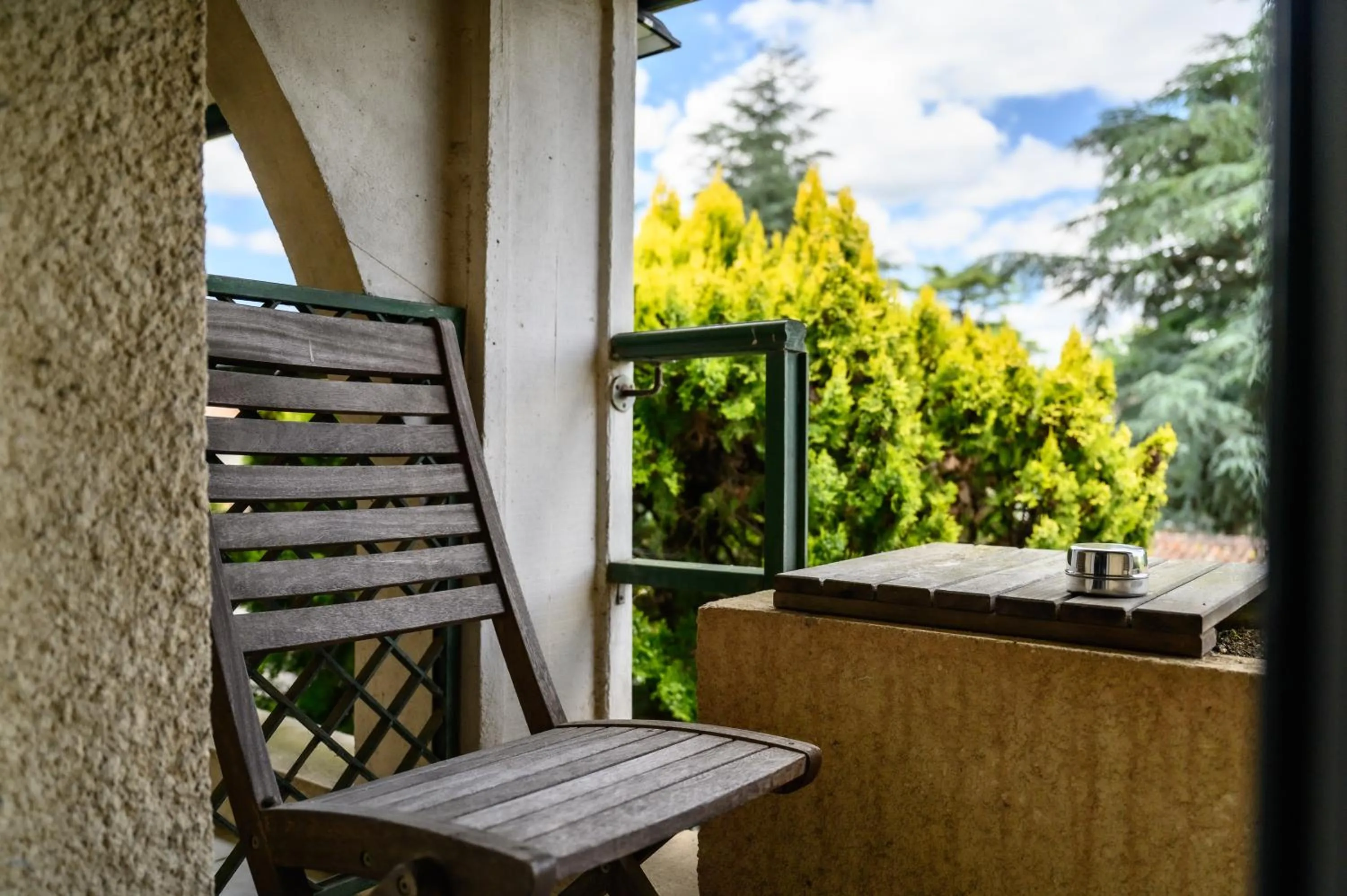 Balcony/Terrace in Pey La Tour - Logis Hôtels & Restaurant