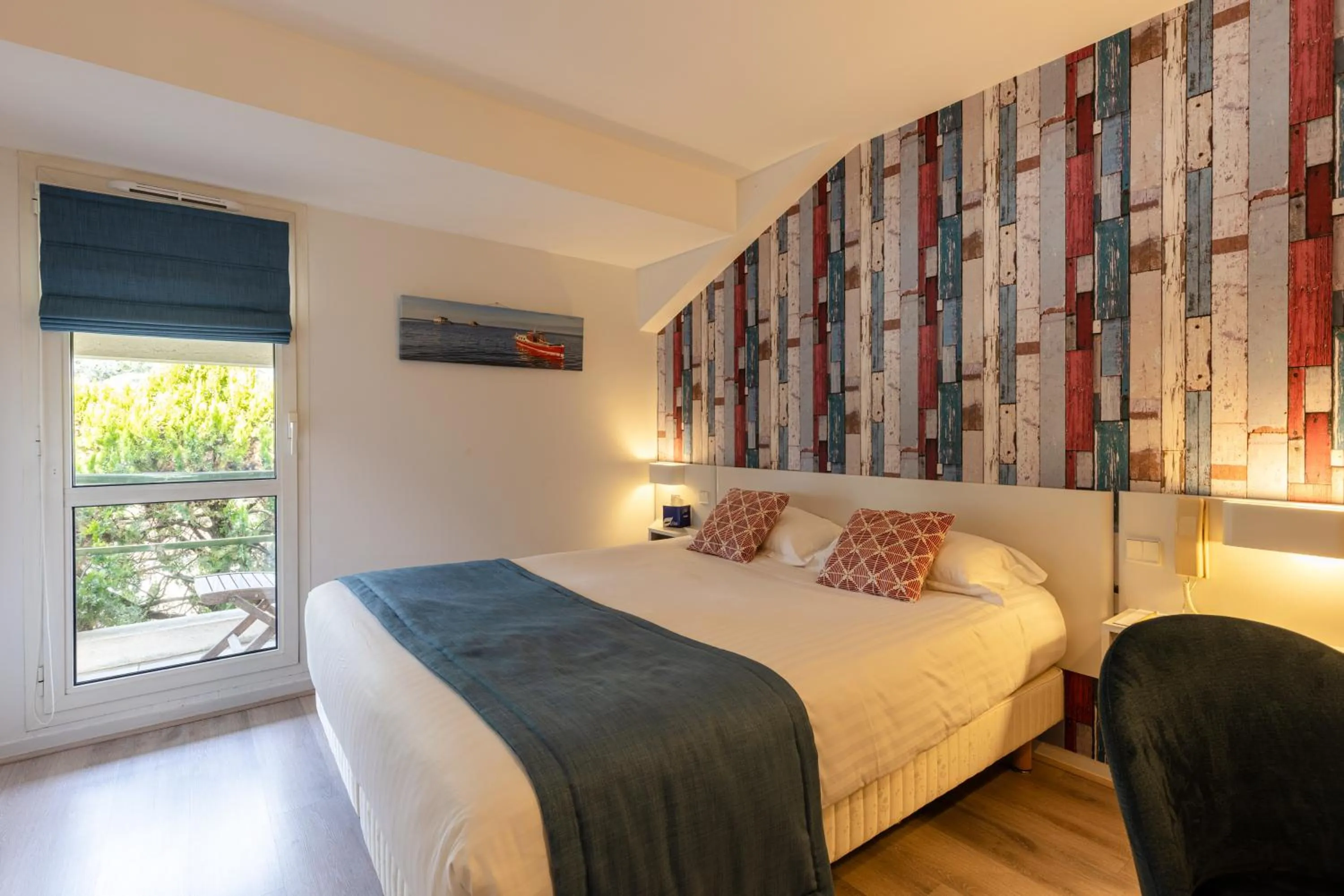 Bedroom, Bed in Pey La Tour - Logis Hôtels & Restaurant