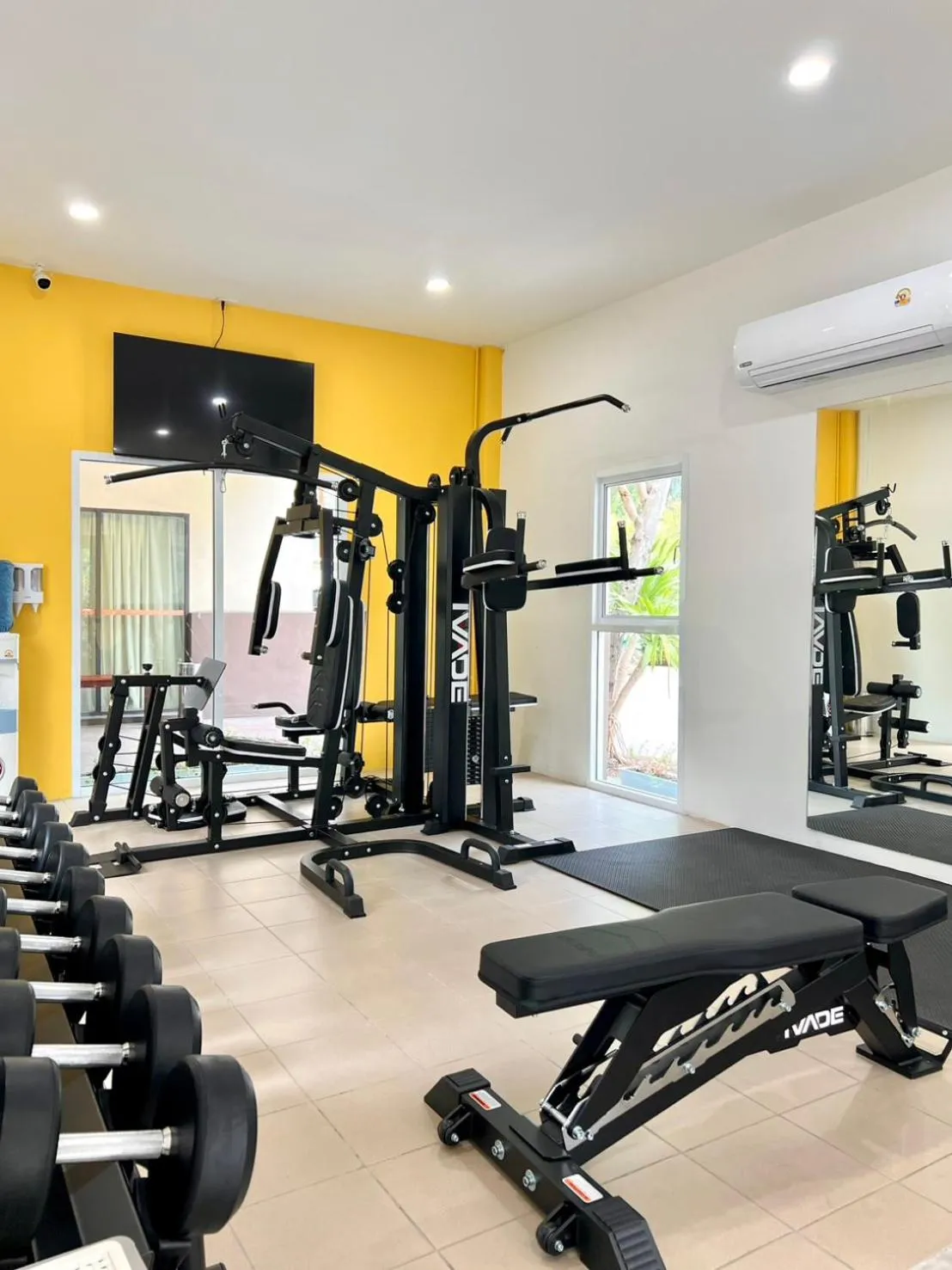 Fitness centre/facilities in The Green Park Resort